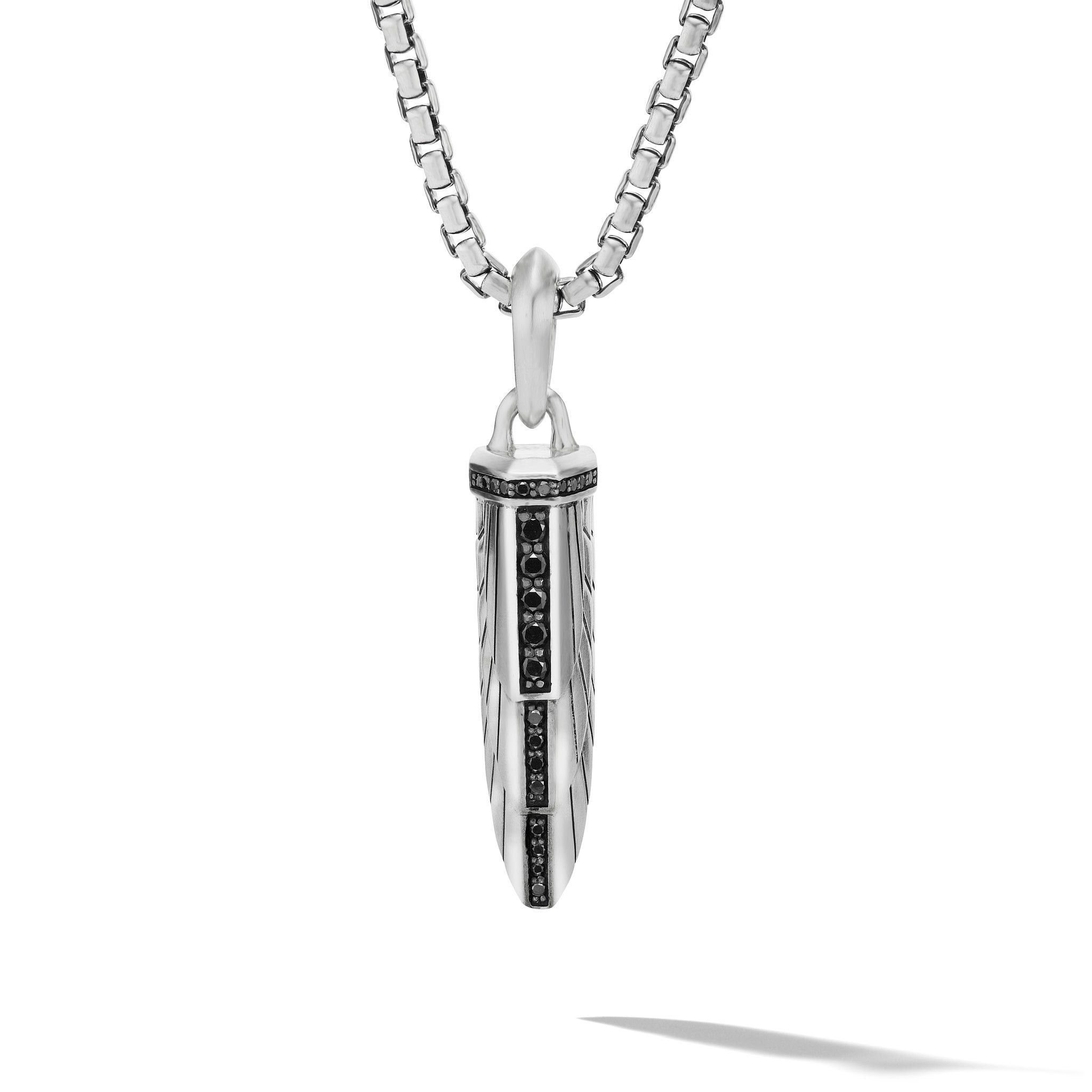 David Yurman o1w1db10526 D25745M /Size 9/Empire Amulet in Silver Size ONE SIZE - 1 Thumbnail