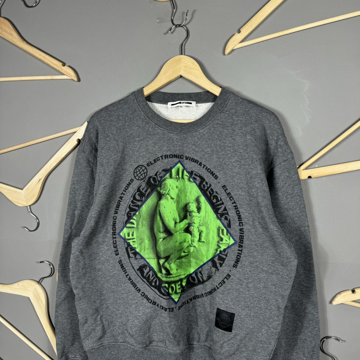Alexander McQueen MCQ Alexander McQueen Electronic Vibrations Sweatshirt Size US M / EU 48-50 / 2 - 6 Thumbnail