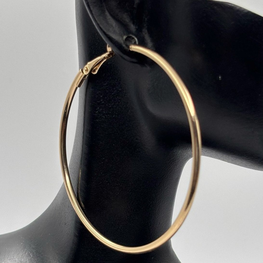Other Y2K Gold Hoops Size ONE SIZE - 1 Thumbnail