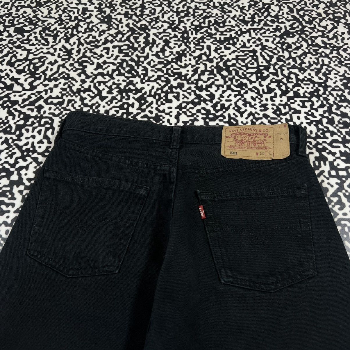 Levi's Vintage Y2K Levis 501 Denim Cropped Shorts Size US 30 / EU 46 - 5 Thumbnail