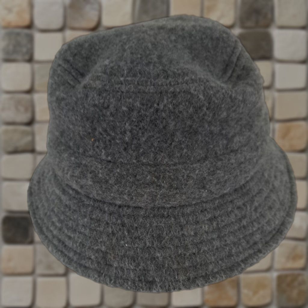 Vintage VINTAGE Columbia Wool Grey Sunday Fedora Hat USA made Small Mens Fedora 7 1/4 Gray Wool Felt Church Fall Winter Spring Adjustable US Size ONE SIZE - 1 Thumbnail