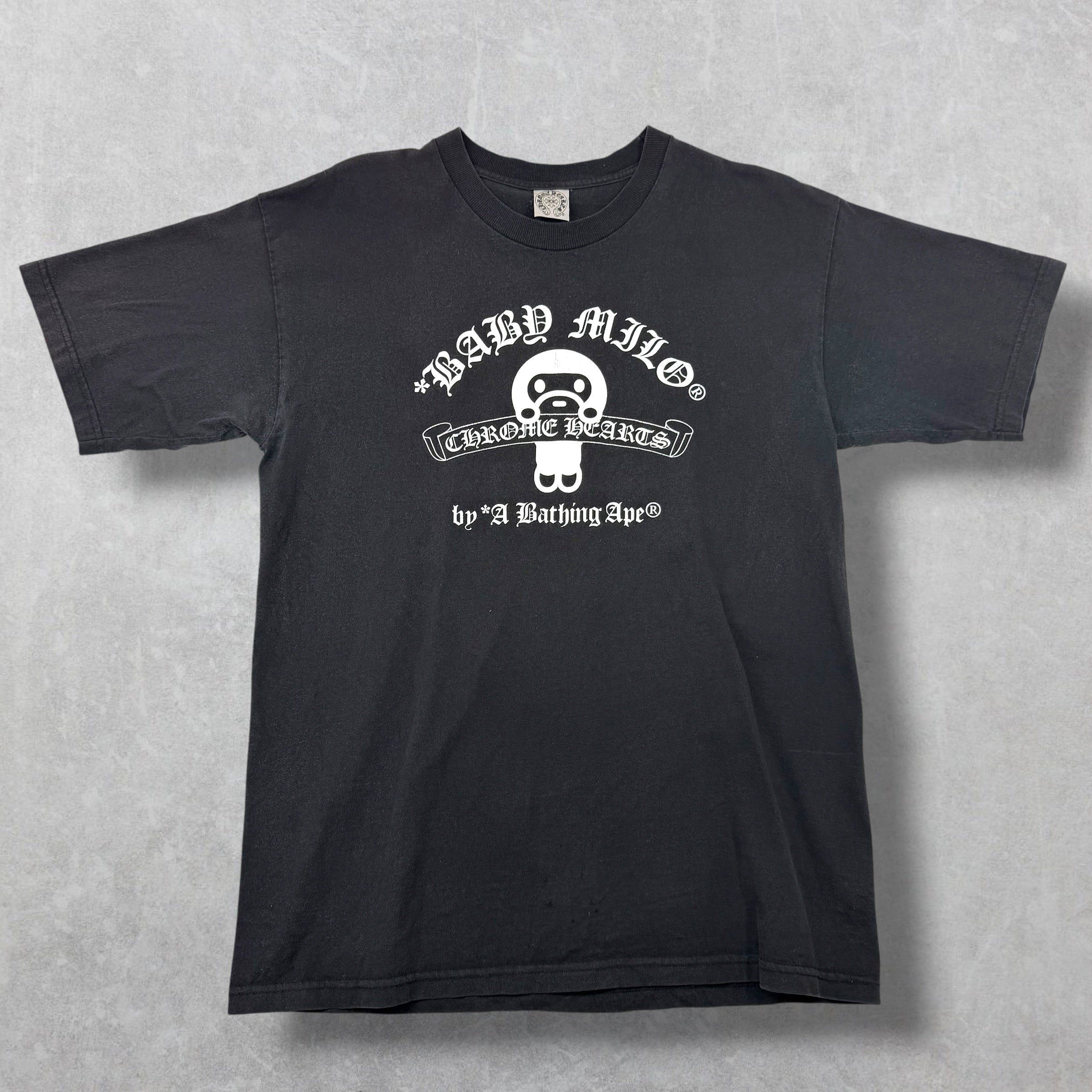Bape Chrome Hearts Bape Baby Milo Scroll Tee L Size US L / EU 52-54 / 3 - 1 Thumbnail