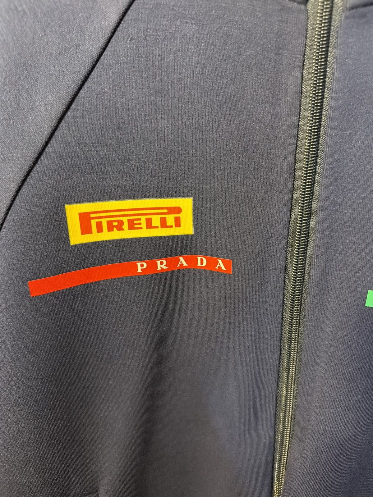 Prada Blouson Felpa Tec Prada Pirelli in Blue Size US S / EU 44-46 / 1 - 16 Thumbnail