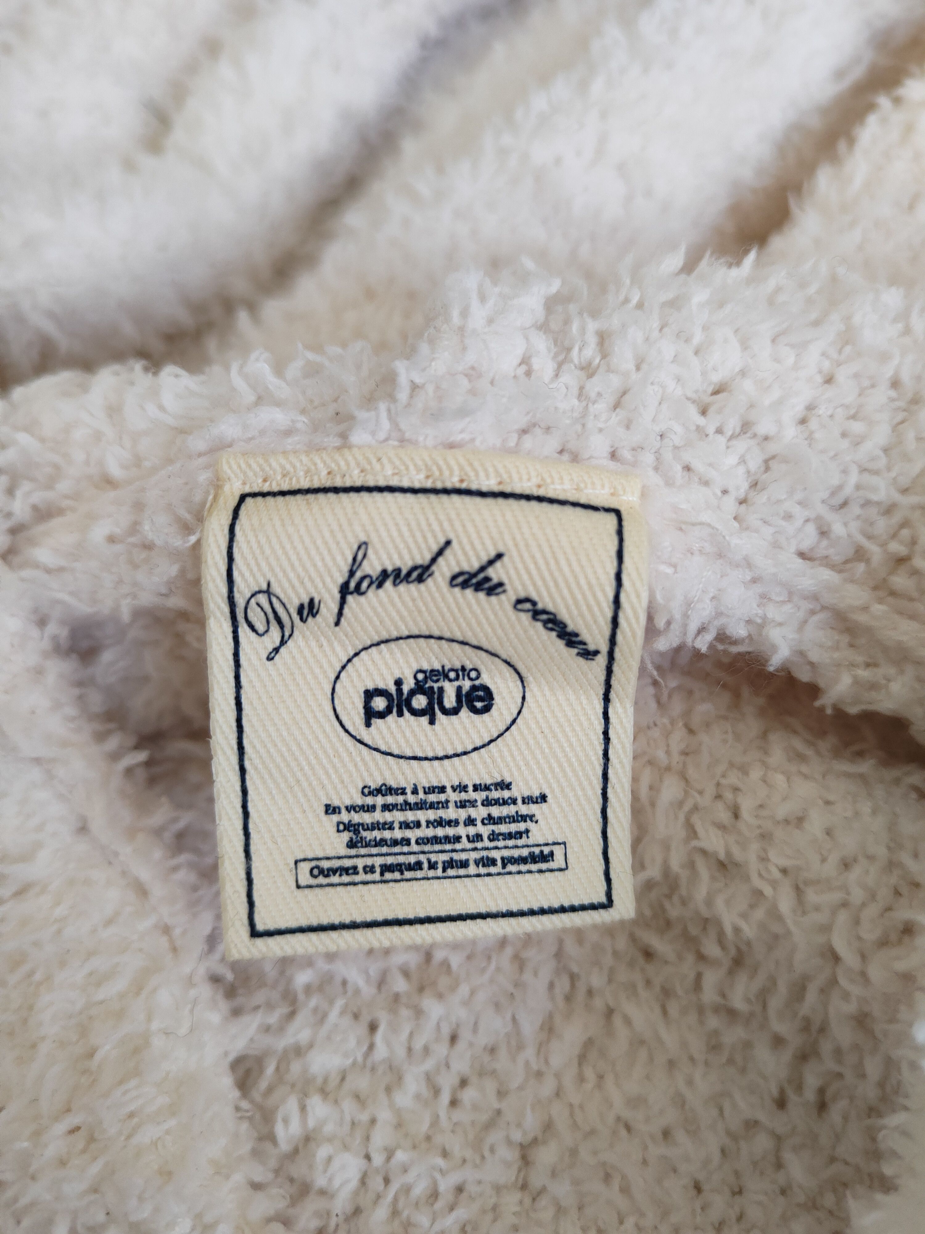 Japanese Brand Gelato Pique White Fur fleece Hoodie Sweaters #S2550 Size S / US 4 / IT 40 - 16 Thumbnail