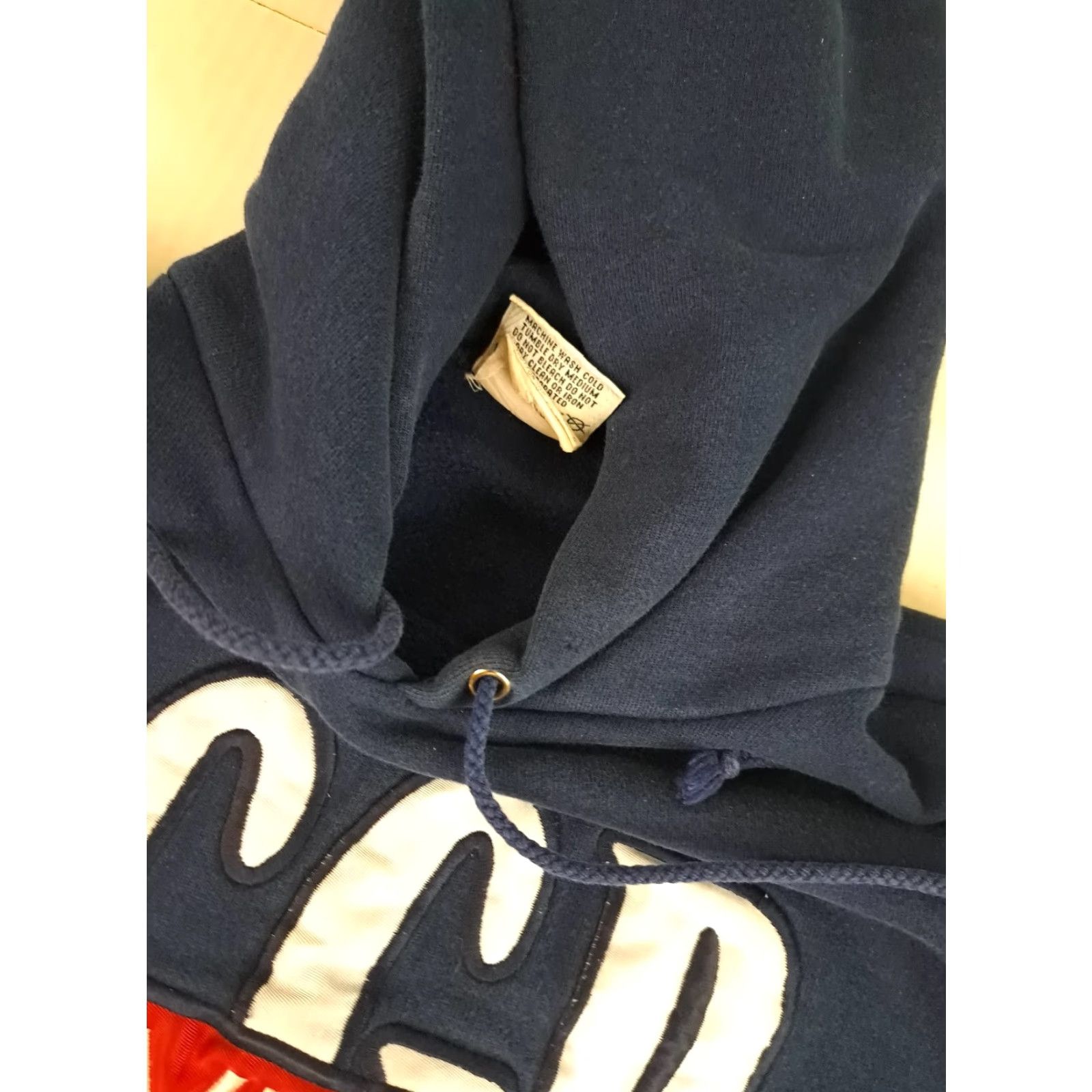 Nutmeg VINTAGE Nutmeg Sweatshirt Hooded City United States Cotton Blue M Regular Adults Men Womens? Size US M / EU 48-50 / 2 - 4 Thumbnail