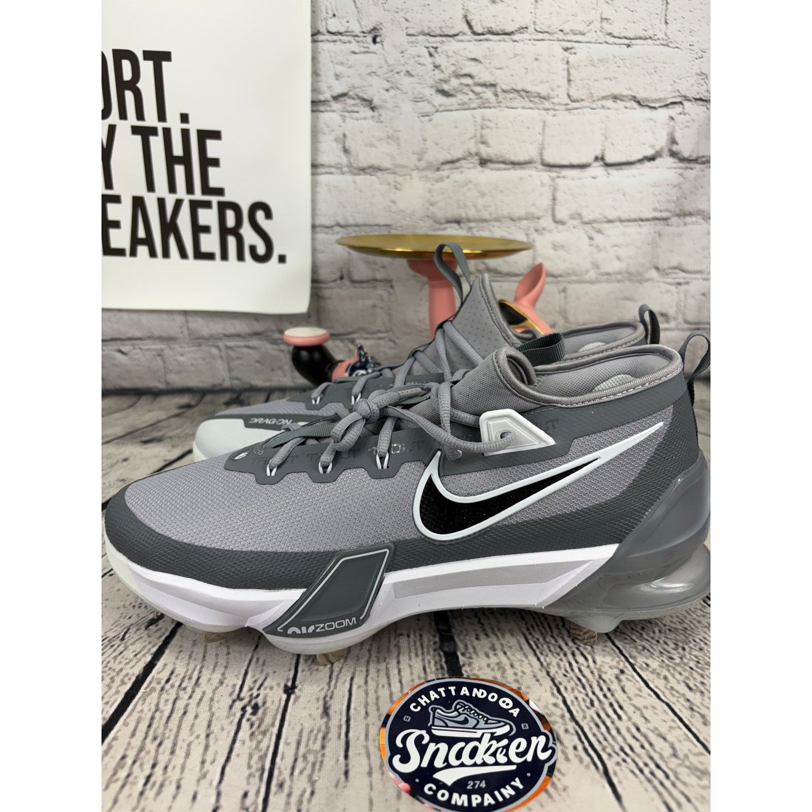 Nike Nike Force Zoom Trout 9 Elite Baseball Metal Cleat Mens 12.5 Size US 12 / EU 45 - 3 Thumbnail