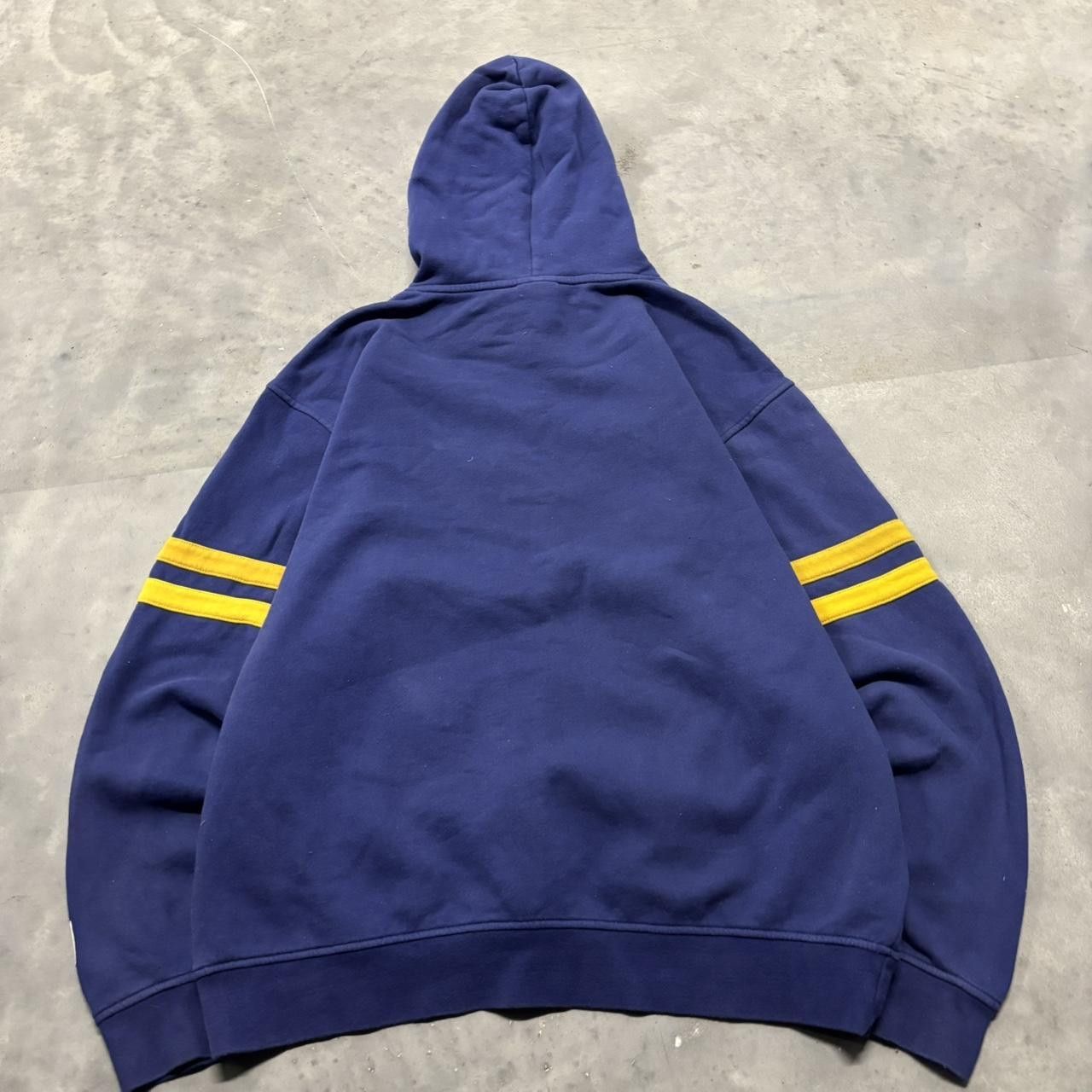Disney × Vintage Crazy Vintage Y2K/2000s Blue Universal Studios Embroidered 1912 Spellout Hoodie! Size US XXL / EU 58 / 5 - 7 Thumbnail