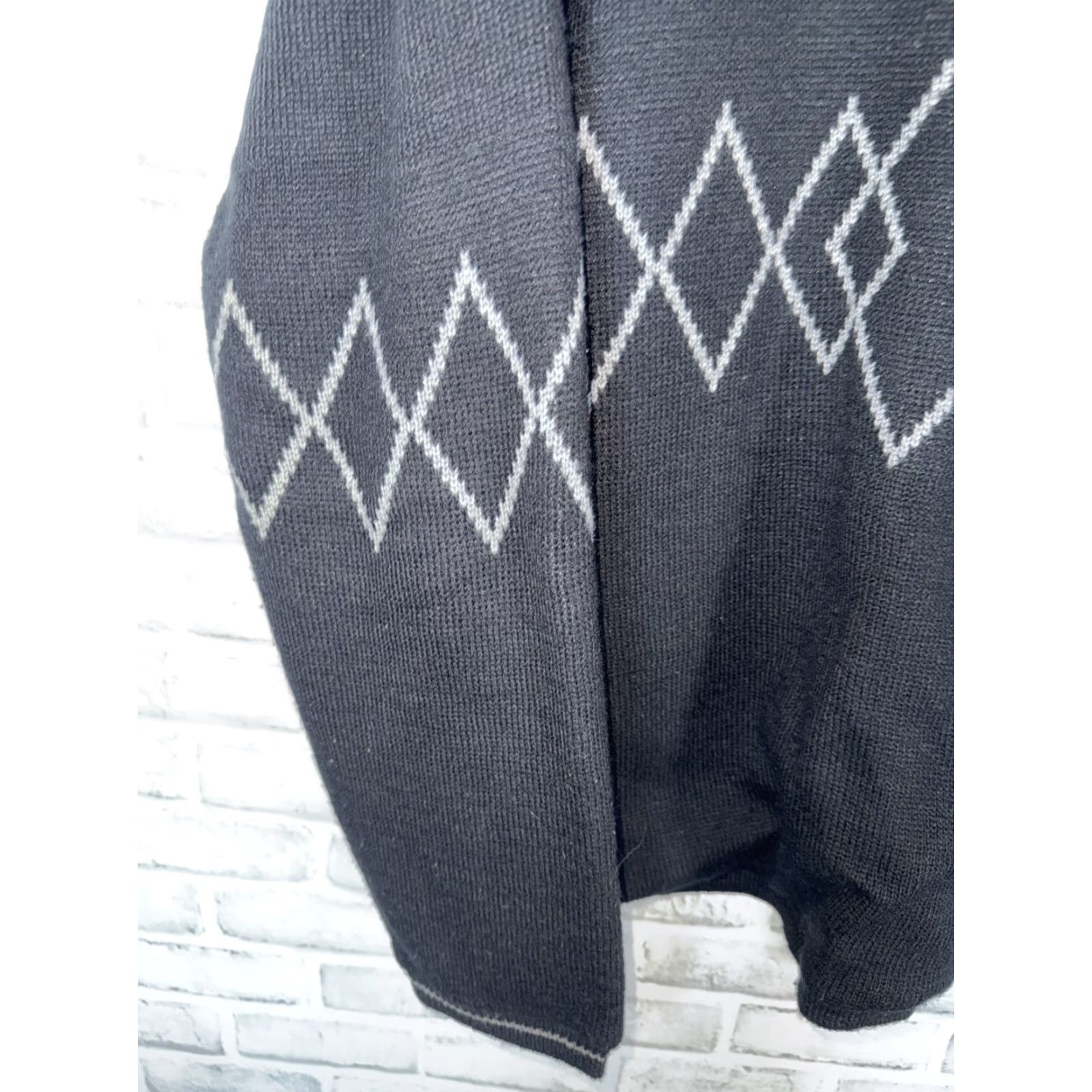 Prana VINTAGE prAna Wool Blend Pullover Ski Sweater Mens XL Black Size US XL / EU 56 / 4 - 5 Thumbnail