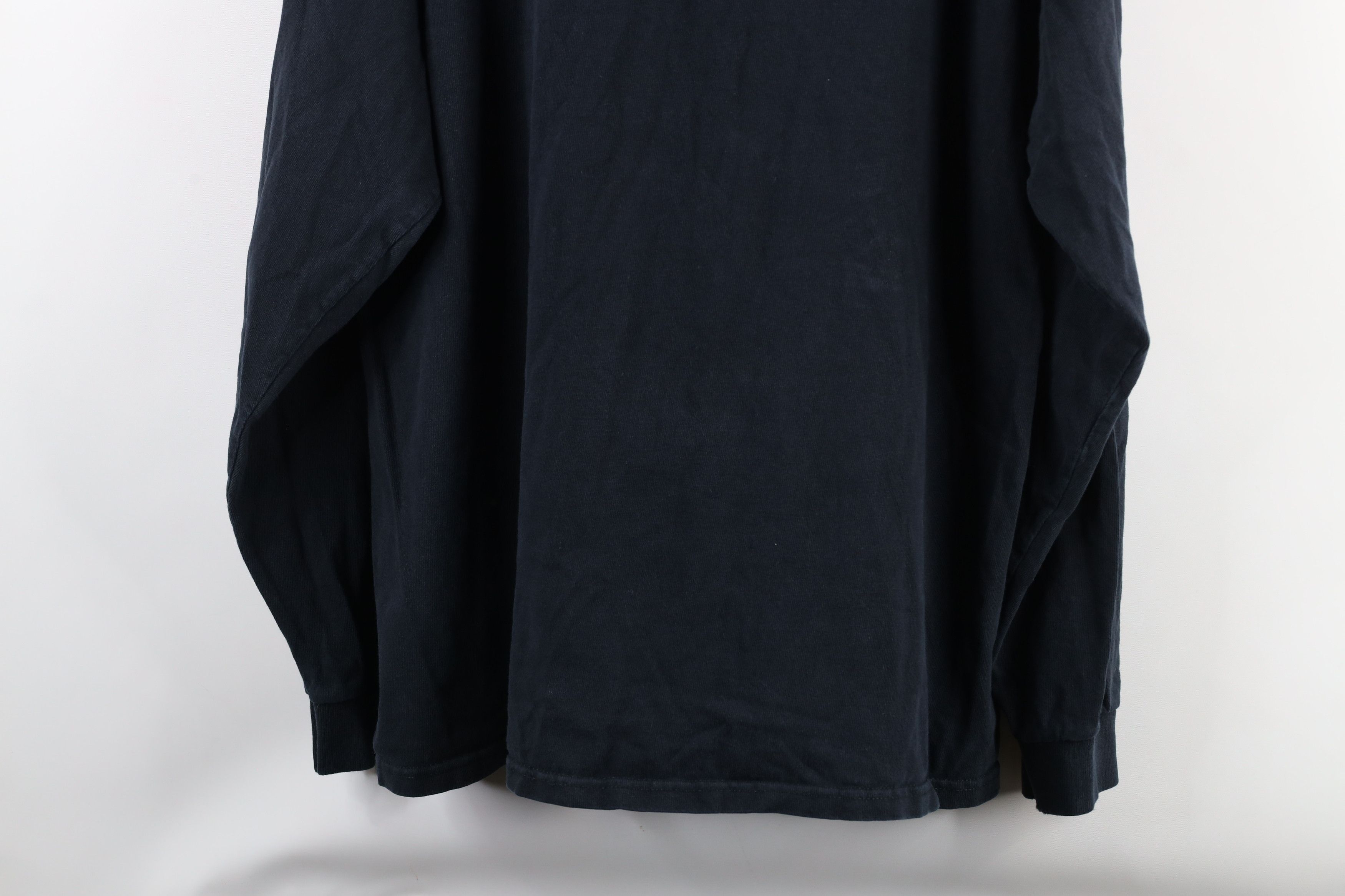 Vintage Vintage 90s Streetwear Faded Long Sleeve Mock Neck T-Shirt Size US XL / EU 56 / 4 - 13 Thumbnail
