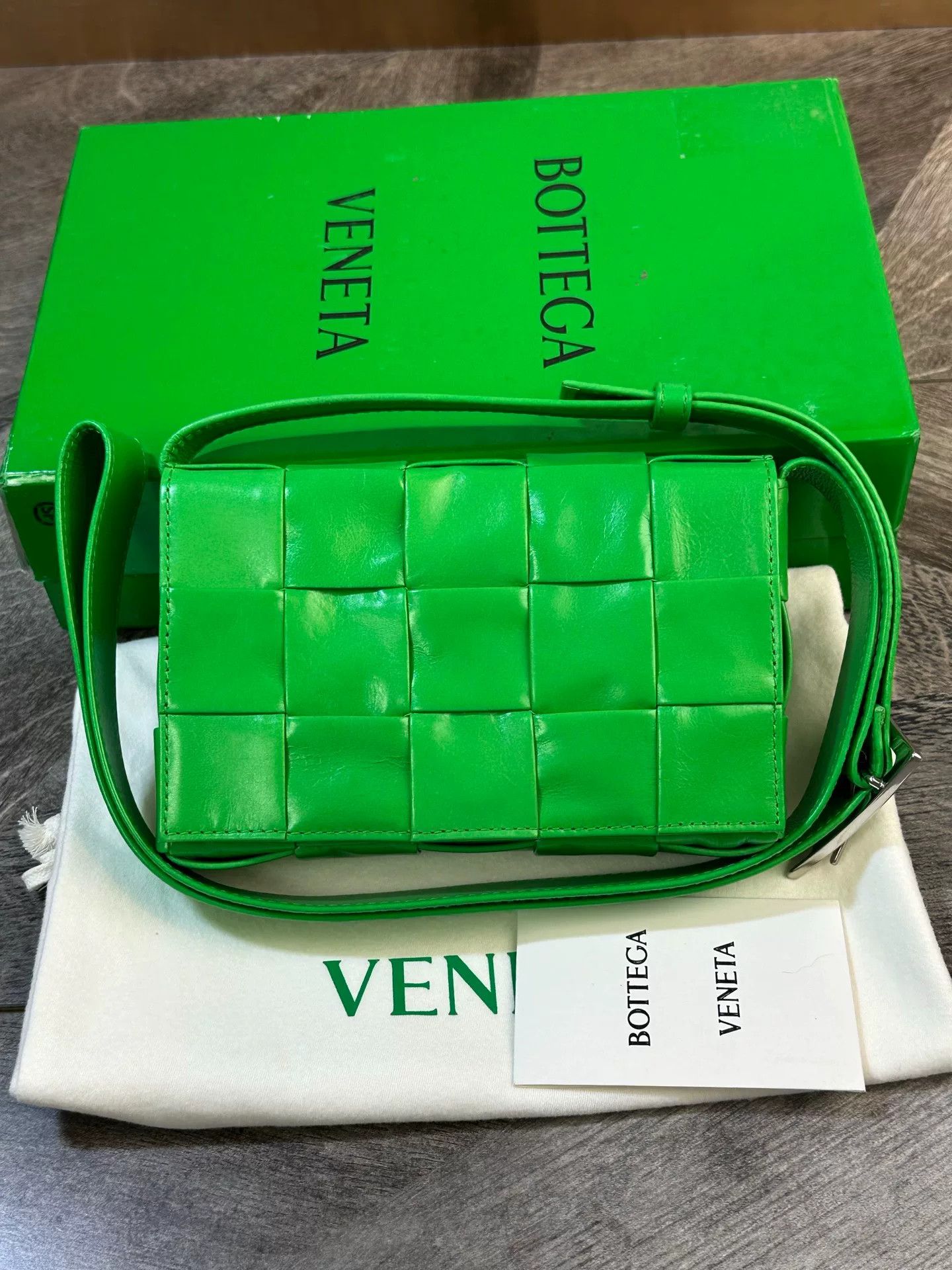 Bottega Veneta BV Cassette 15 Grid Messenger Bag Size ONE SIZE - 1 Thumbnail