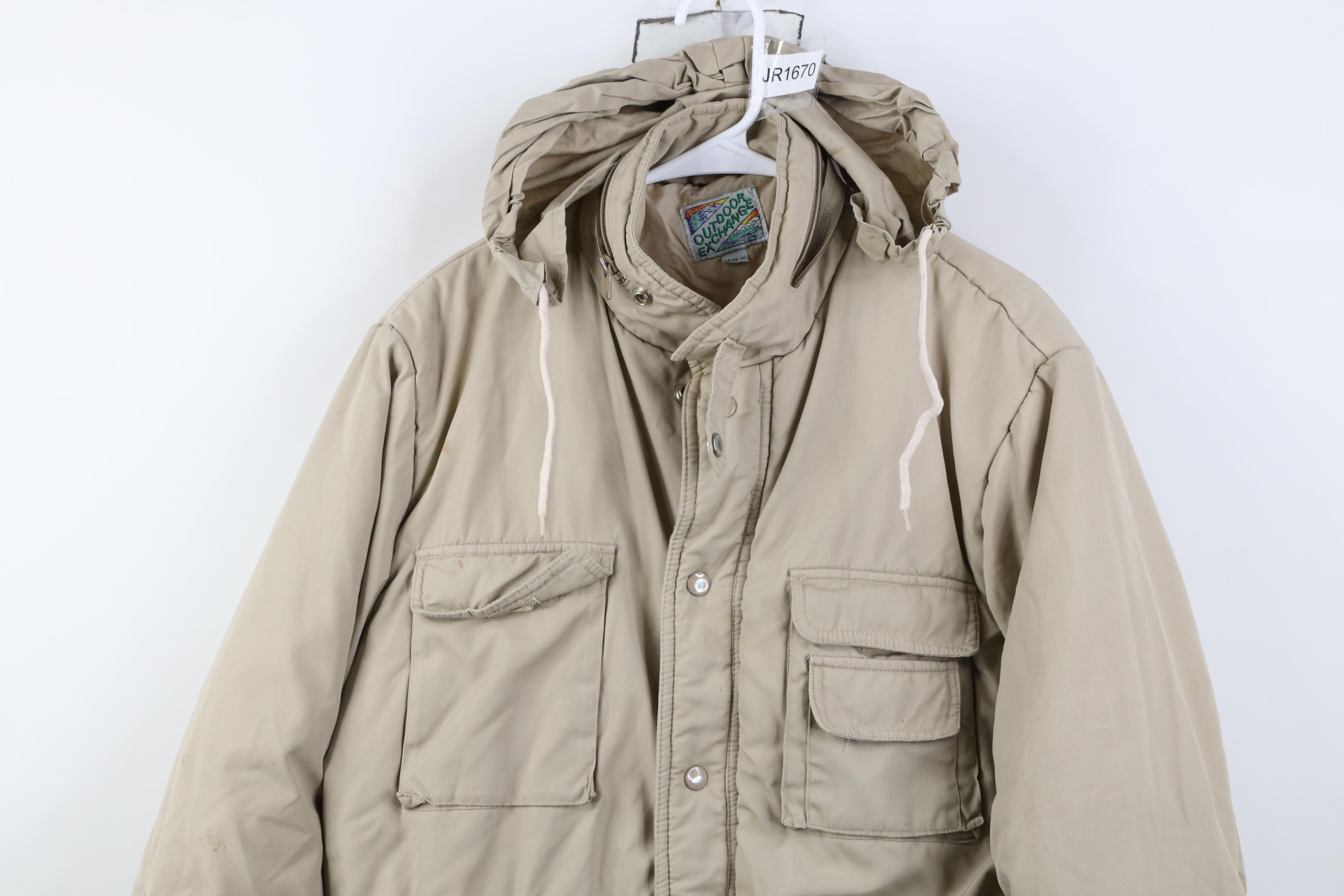 Vintage Vintage 80s 90s Streetwear Hooded Puffer Parka Jacket Size US M / EU 48-50 / 2 - 2 Thumbnail