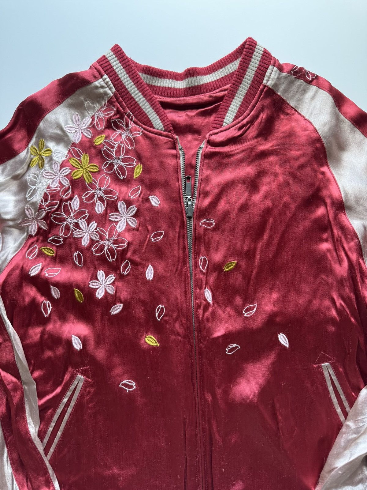 Other Japanese Red Oiran Geisha Koi Fish Souvenir Sukajan Jacket M Size US M / EU 48-50 / 2 - 4 Thumbnail