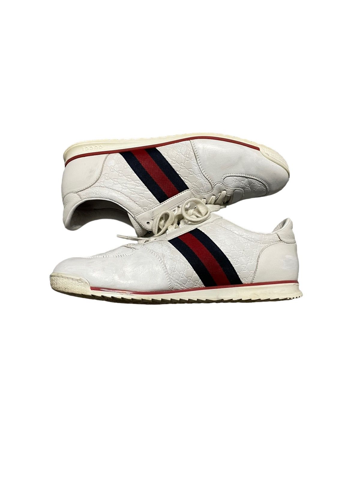 Gucci Gucci Guccissima Low Leather SL 73 Sneakers Size US 9.5 / EU 42-43 - 2 Thumbnail