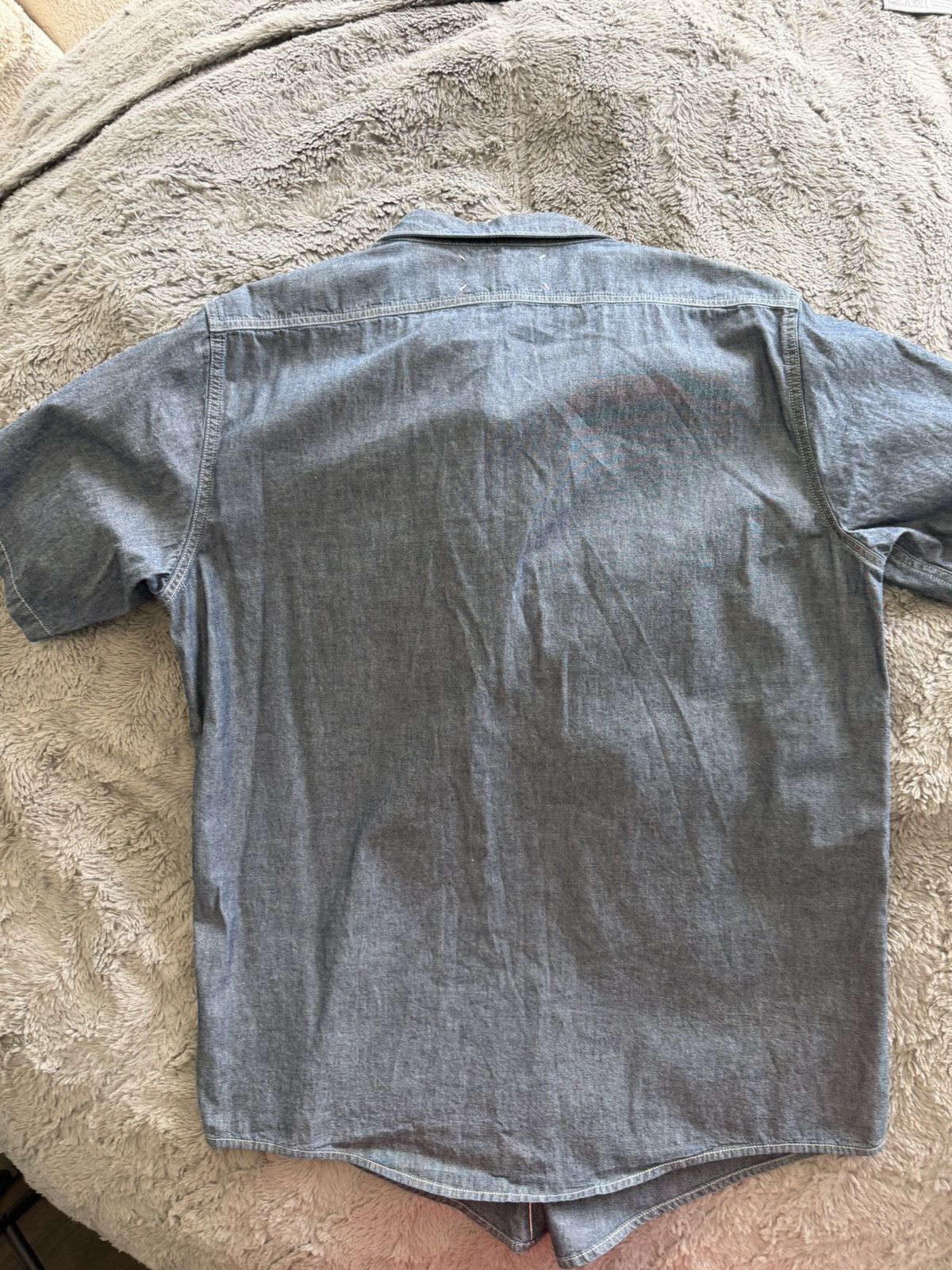 Maison Margiela Maison Margiela Chambray Button Up Shirt Size 41 Size US S / EU 44-46 / 1 - 4 Thumbnail