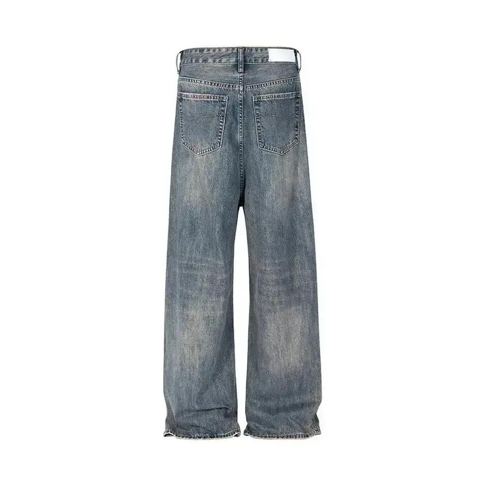 Japanese Brand Y2k high street washed blue jeans pants oversized Size US 34 / EU 50 - 2 Thumbnail