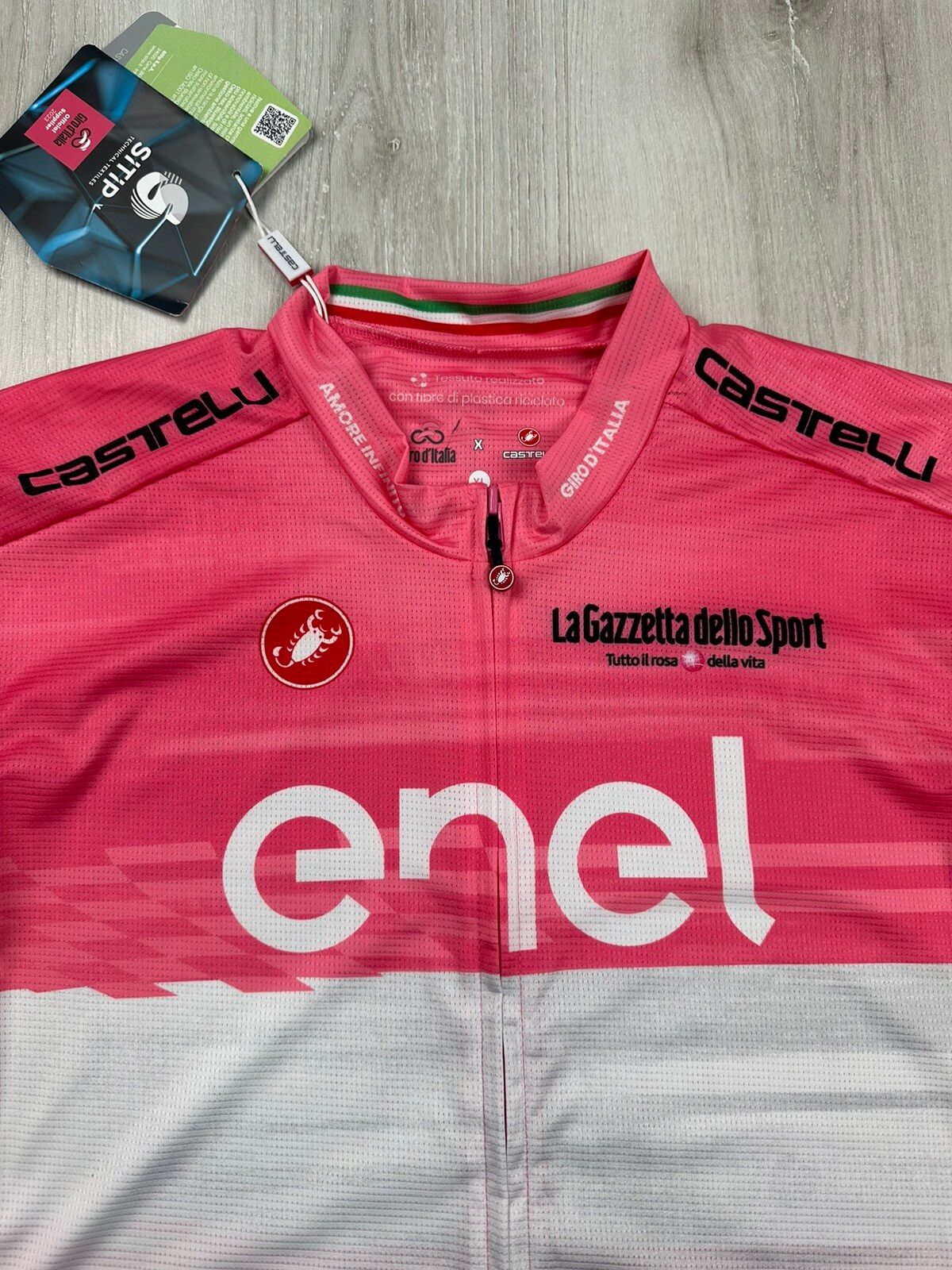 Cycle Castelli x Giro D italia Cycling Shirt Jersey Size US XL / EU 56 / 4 - 3 Thumbnail