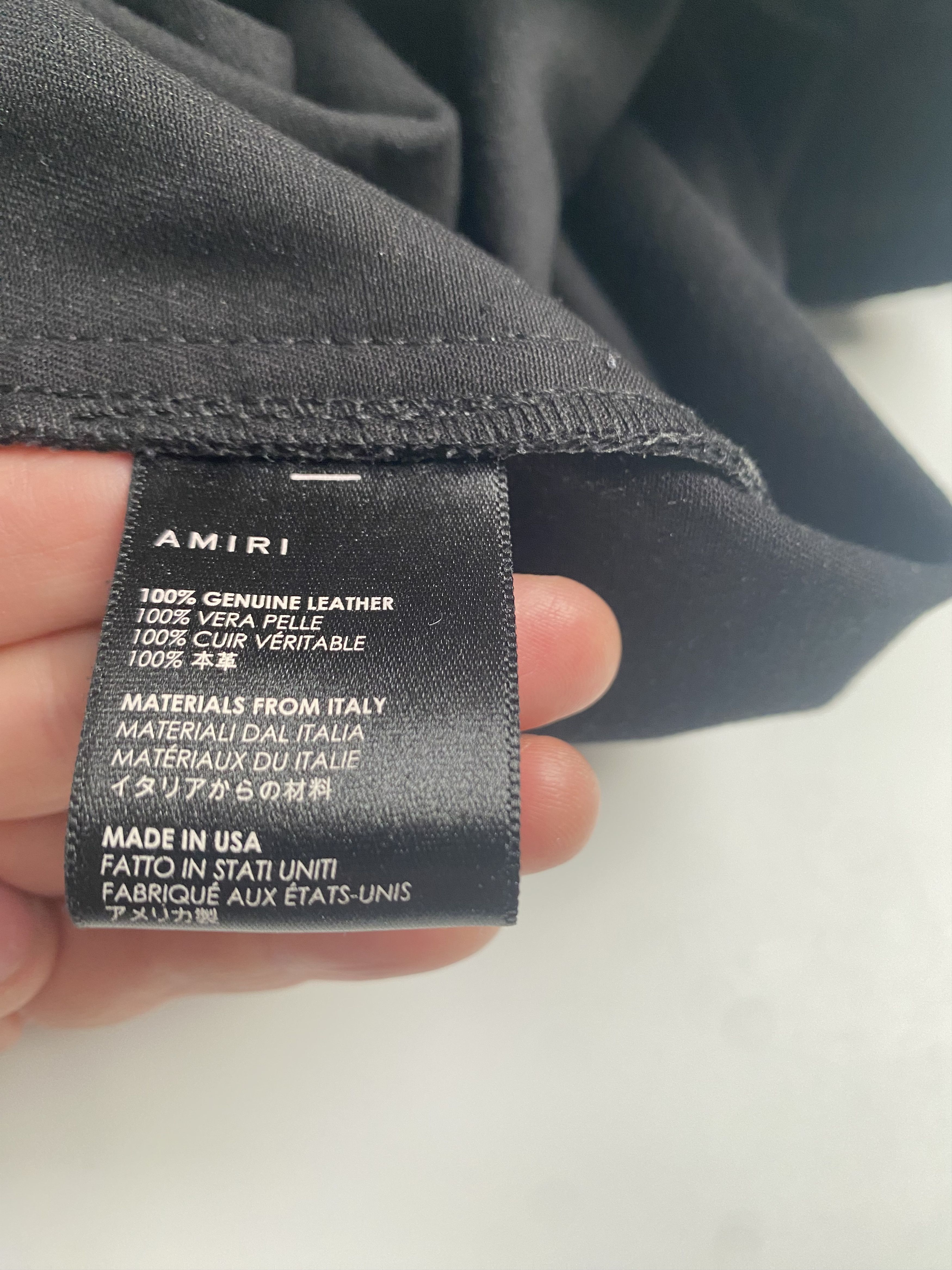 Amiri Amiri Leather Jogging Pant Size US 32 / EU 48 - 7 Thumbnail