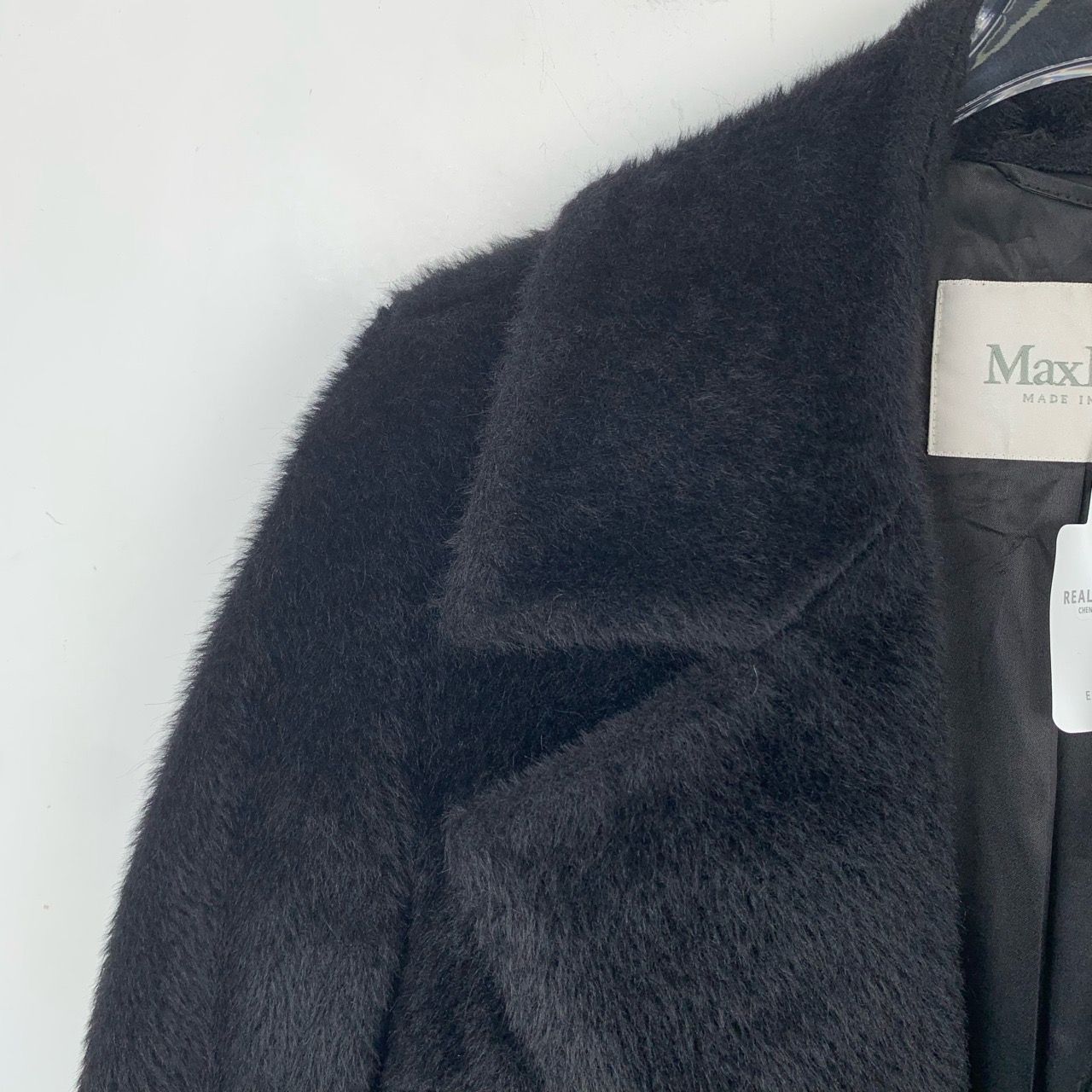 Max Mara MaxMara Black Notched Lapel Belted Wool Coat Size 36 Made In Size XS / US 0-2 / IT 36-38 - 3 Thumbnail