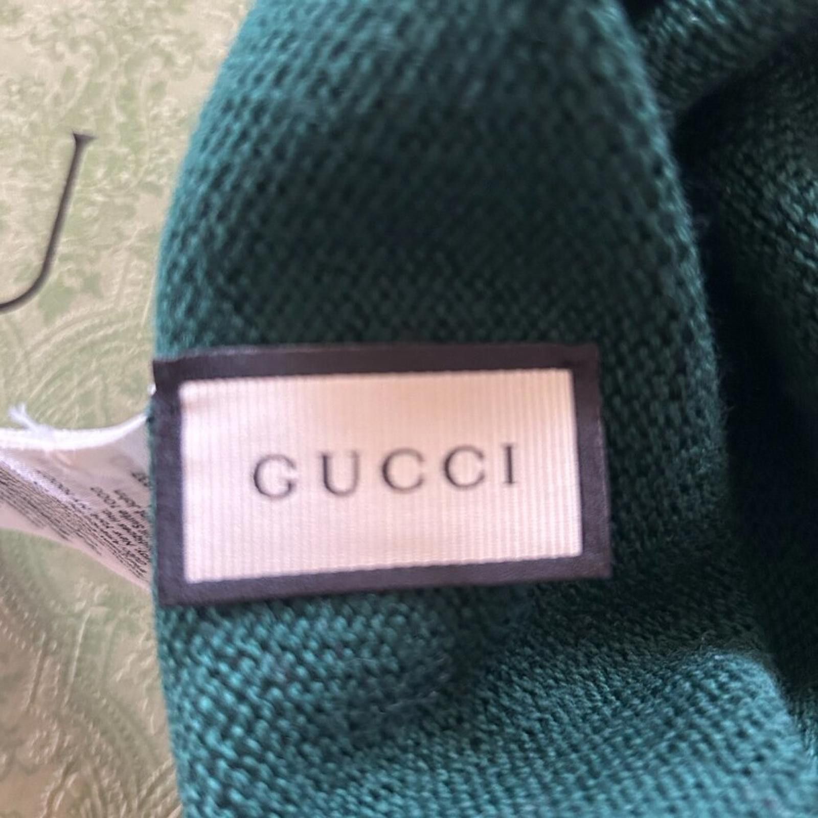 Gucci Gucci Beanie 494598 web GG interlocking Logo NWT M Size ONE SIZE - 4 Thumbnail