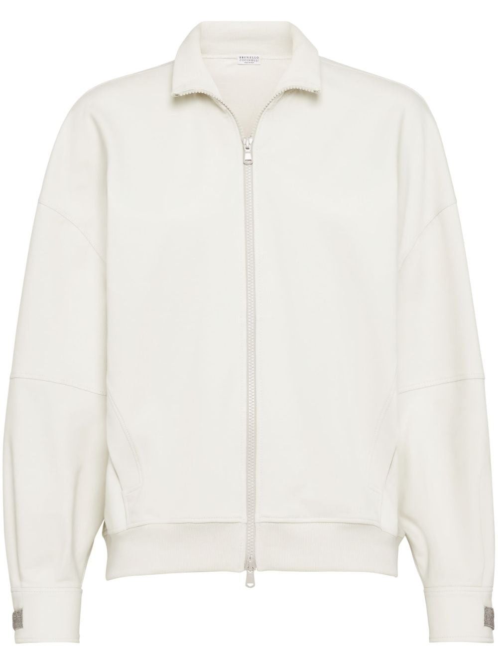Brunello Cucinelli o1la1rc1a0425 Cardigan SweatShirt in Light Beige Size S / US 4 / IT 40 - 1 Thumbnail