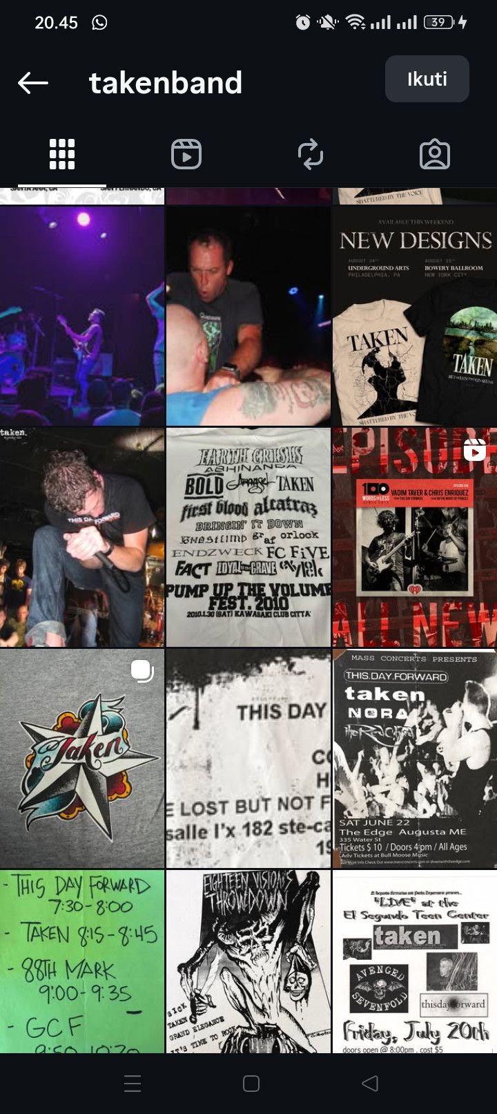 Vintage band tees x vintage Size US XL / EU 56 / 4 - 12 Thumbnail