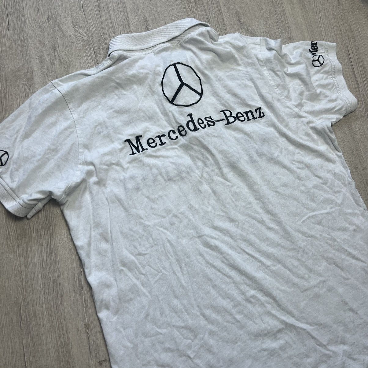 Mercedes-Benz × Vintage Vintage T-shirts Mercedes- Benz Mc Laren AMG D2 Polo Y2K Size US L / EU 52-54 / 3 - 3 Thumbnail