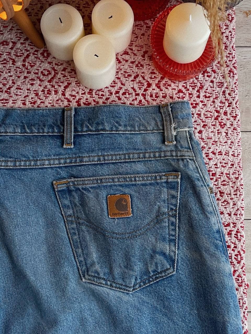 Carhartt Carhartt Jeans Blue Workwear Distressed Faded Big Size Size US 44 / EU 60 - 5 Thumbnail