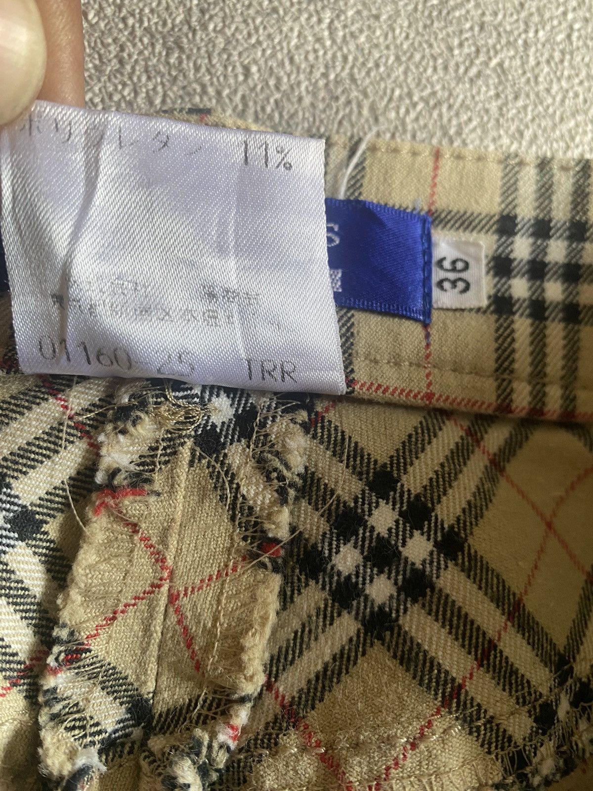 Burberry Burberrys Novacheck Blue Label Size 22" - 6 Thumbnail