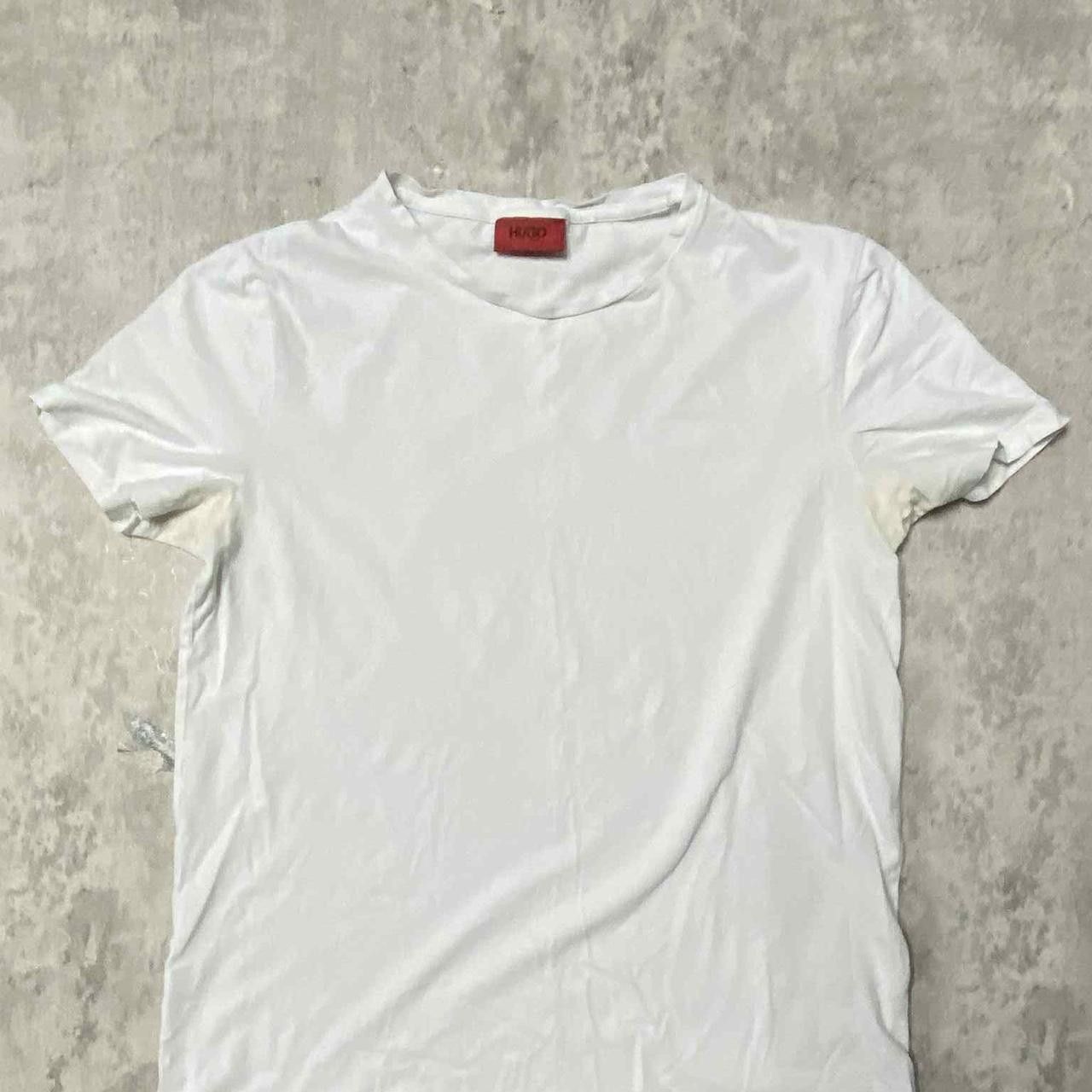 Hugo Boss White Hugo Boss cotton t-shirt Size US M / EU 48-50 / 2 - 1 Thumbnail