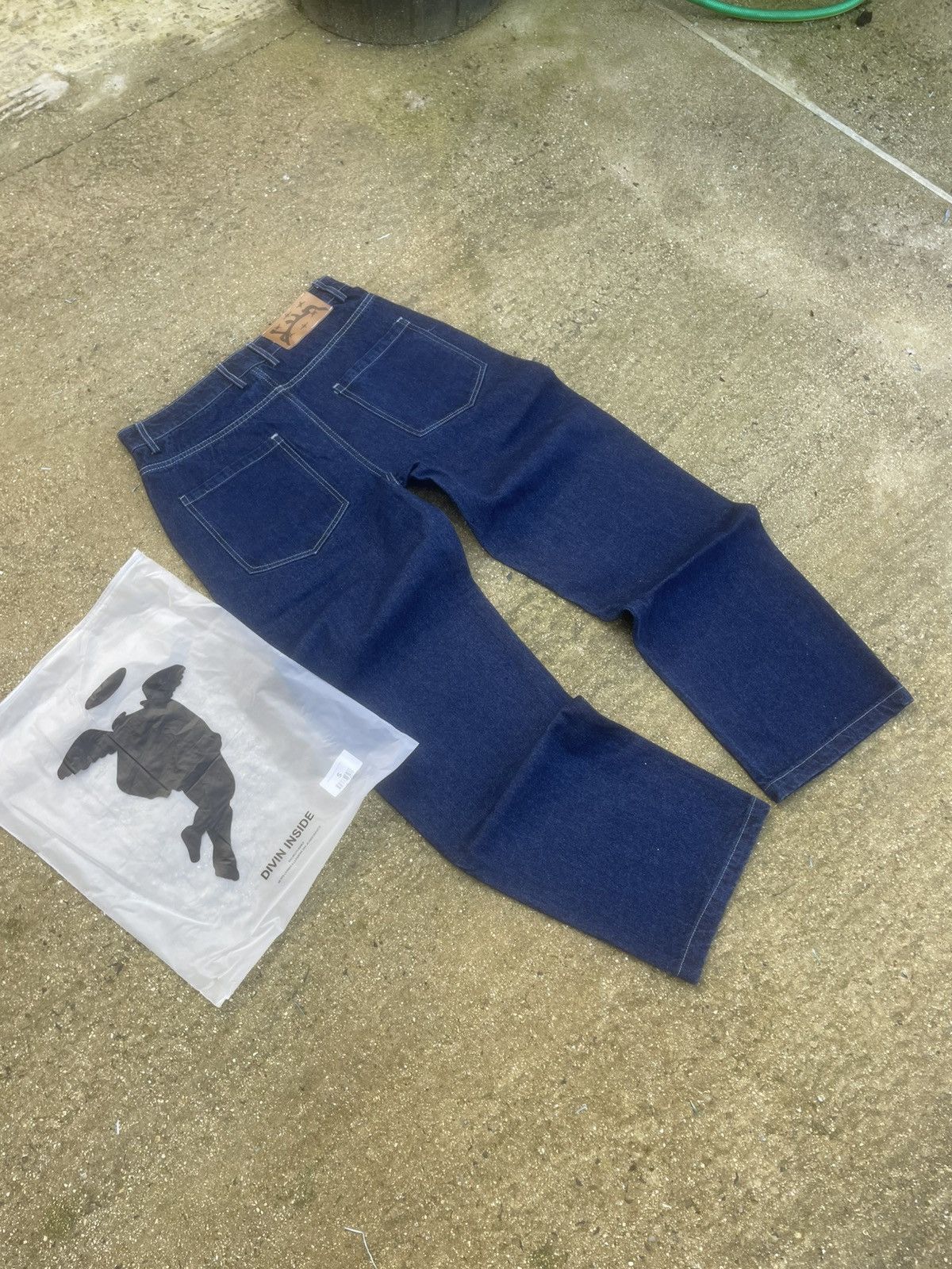 Other Dyvin by dyvin Jean Bleu Brut Taille S - Neuf - Coupe large Size US 28 / EU 44 - 3 Thumbnail