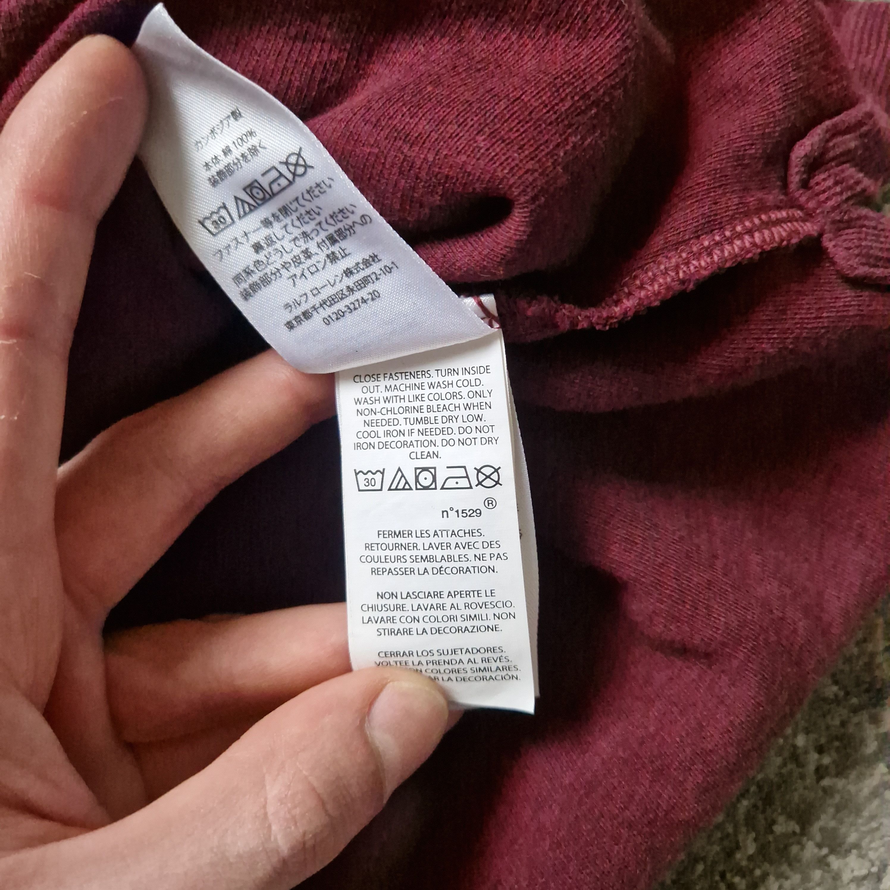 Ralph Lauren × Vintage Polo Ralph Lauren Estate Rib Zip-Up Sweatshirt - Maroon Size US M / EU 48-50 / 2 - 6 Thumbnail