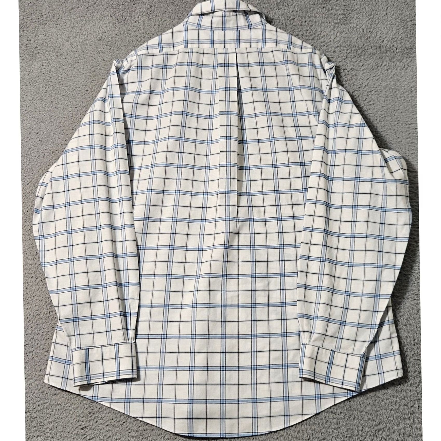 Brooks Brothers Brooks Brothers Button Down Shirt XL Mens Blue Plaid Regent Fit Long Sleeve Size US XL / EU 56 / 4 - 2 Thumbnail