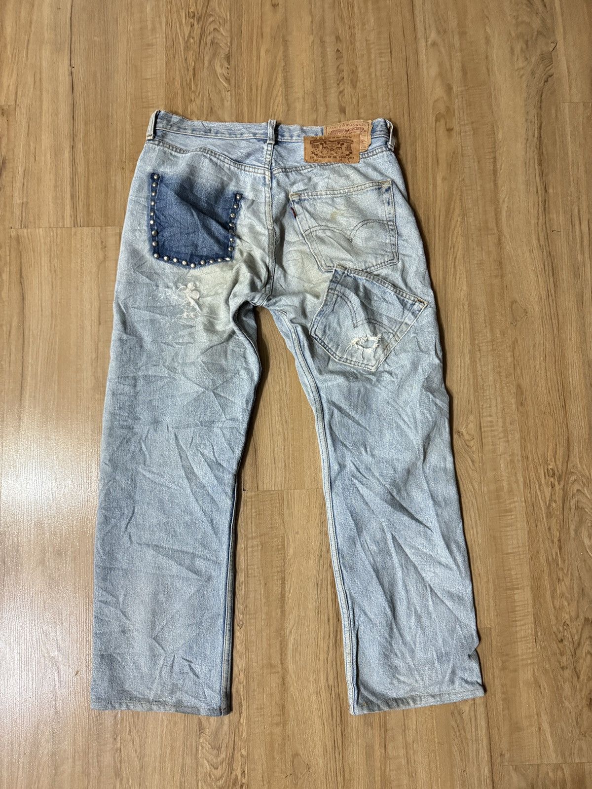 Levi's × Levi's Made & Crafted RARE! Vintage Levis 501 x DISNEY DEATH VALLEY custom Jeans Size US 32 / EU 48 - 8 Thumbnail