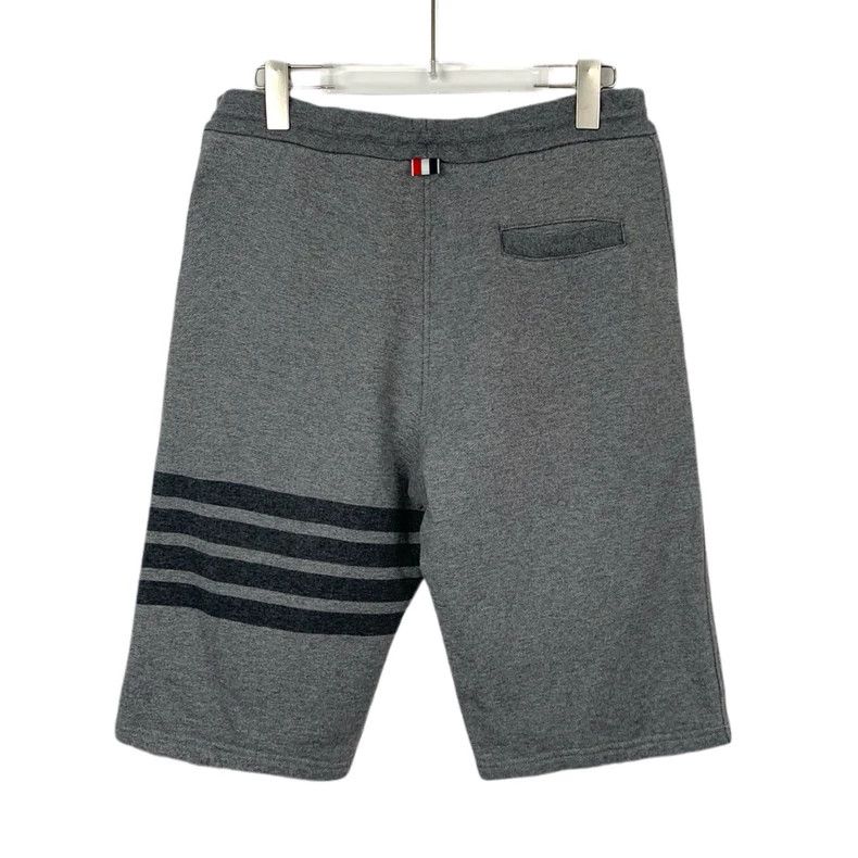 Thom Browne Thom Browne Size 2 Gray classic four-bar cotton drawstring Size US 30 / EU 46 - 2 Thumbnail