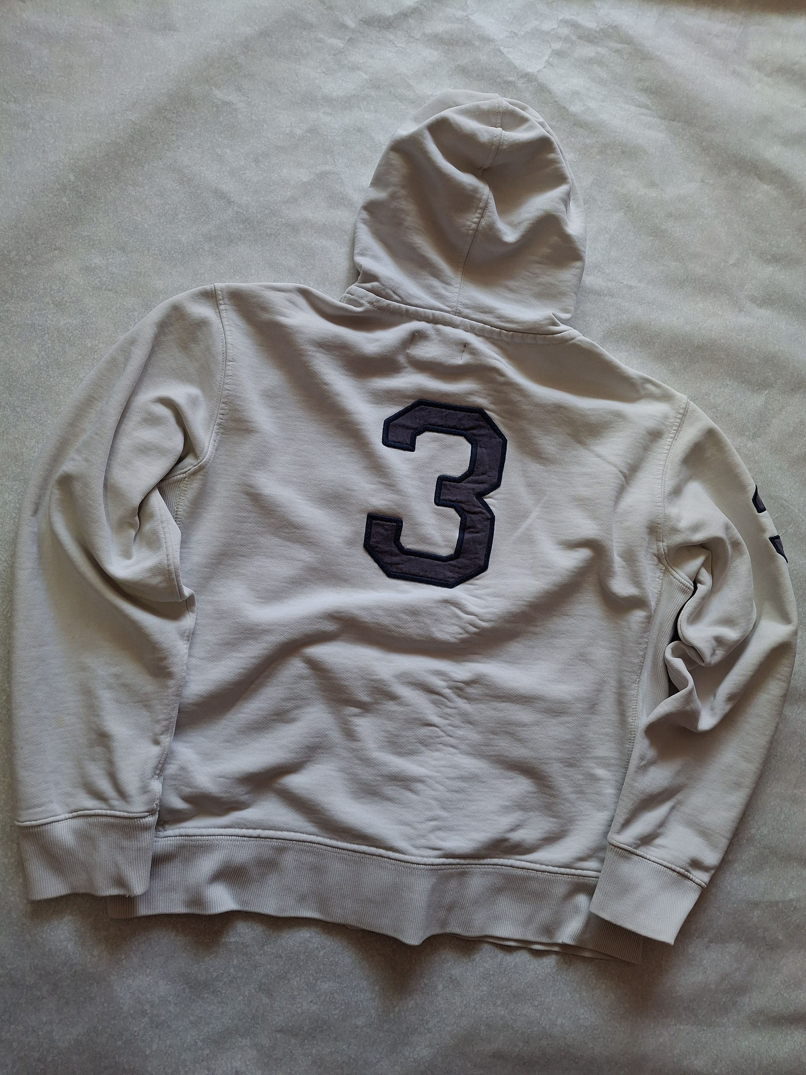 Polo Ralph Lauren × Vintage Polo Ralph Lauren Vintage White Zip Hoodie Size (L) Size US L / EU 52-54 / 3 - 7 Thumbnail
