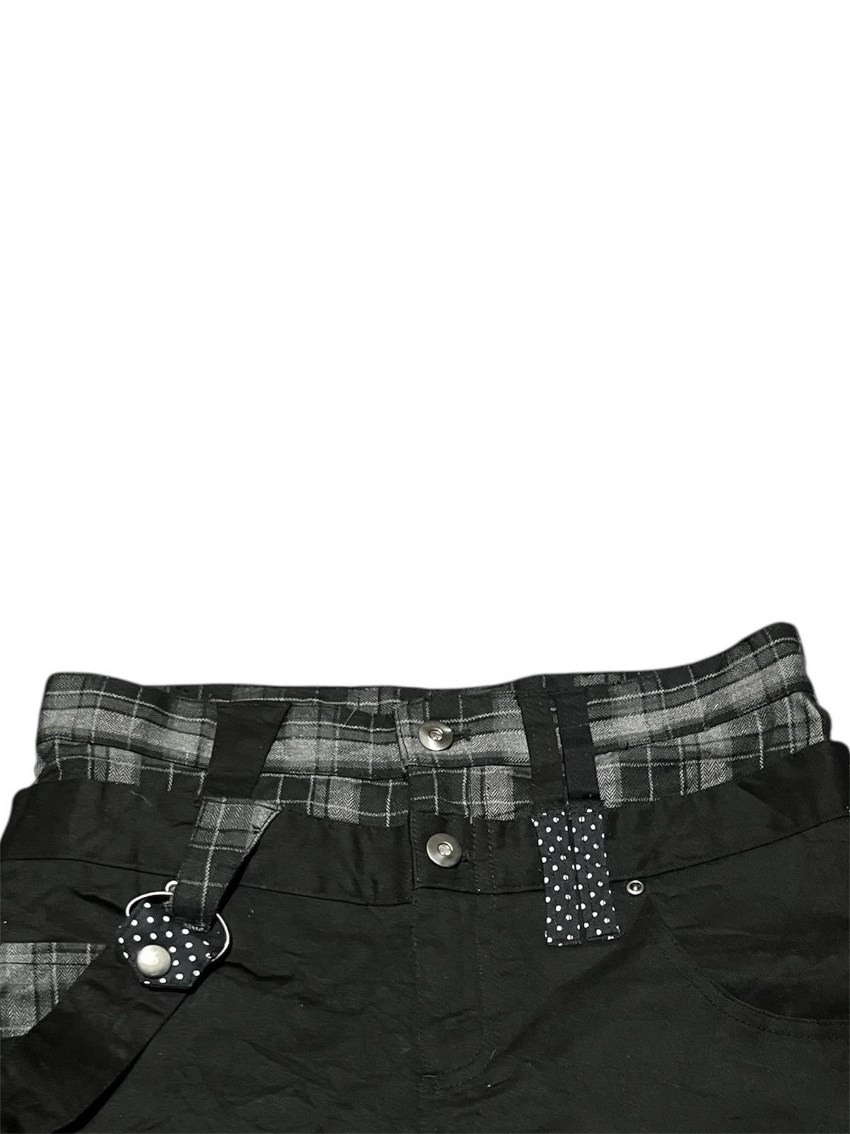 If Six Was Nine Black Double Waist Bondage Japan Pant Ragout Size US 29 - 3 Thumbnail