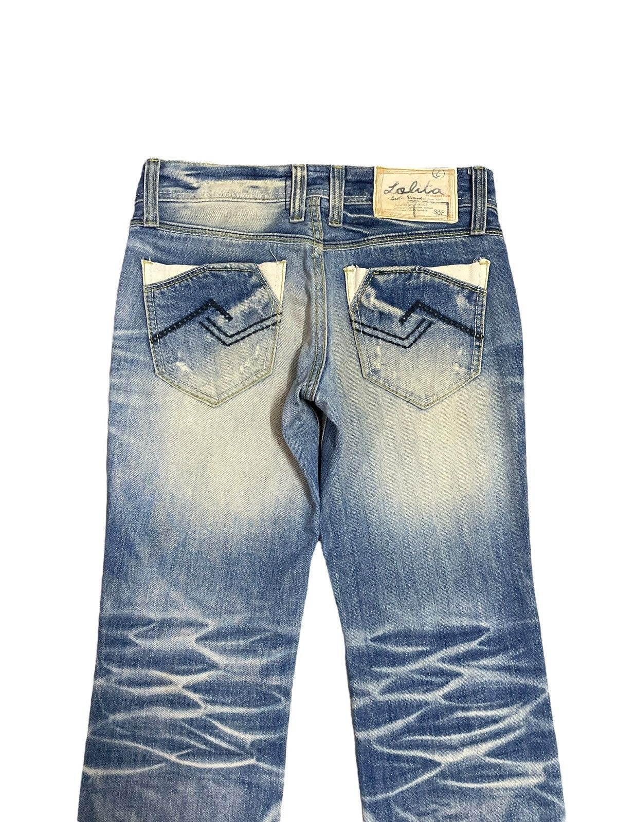 Japanese Brand Vintage Japanese Crazy Yellowish Whiskers Fade Wash Jeans Size 30" / US 8 / IT 44 - 7 Thumbnail