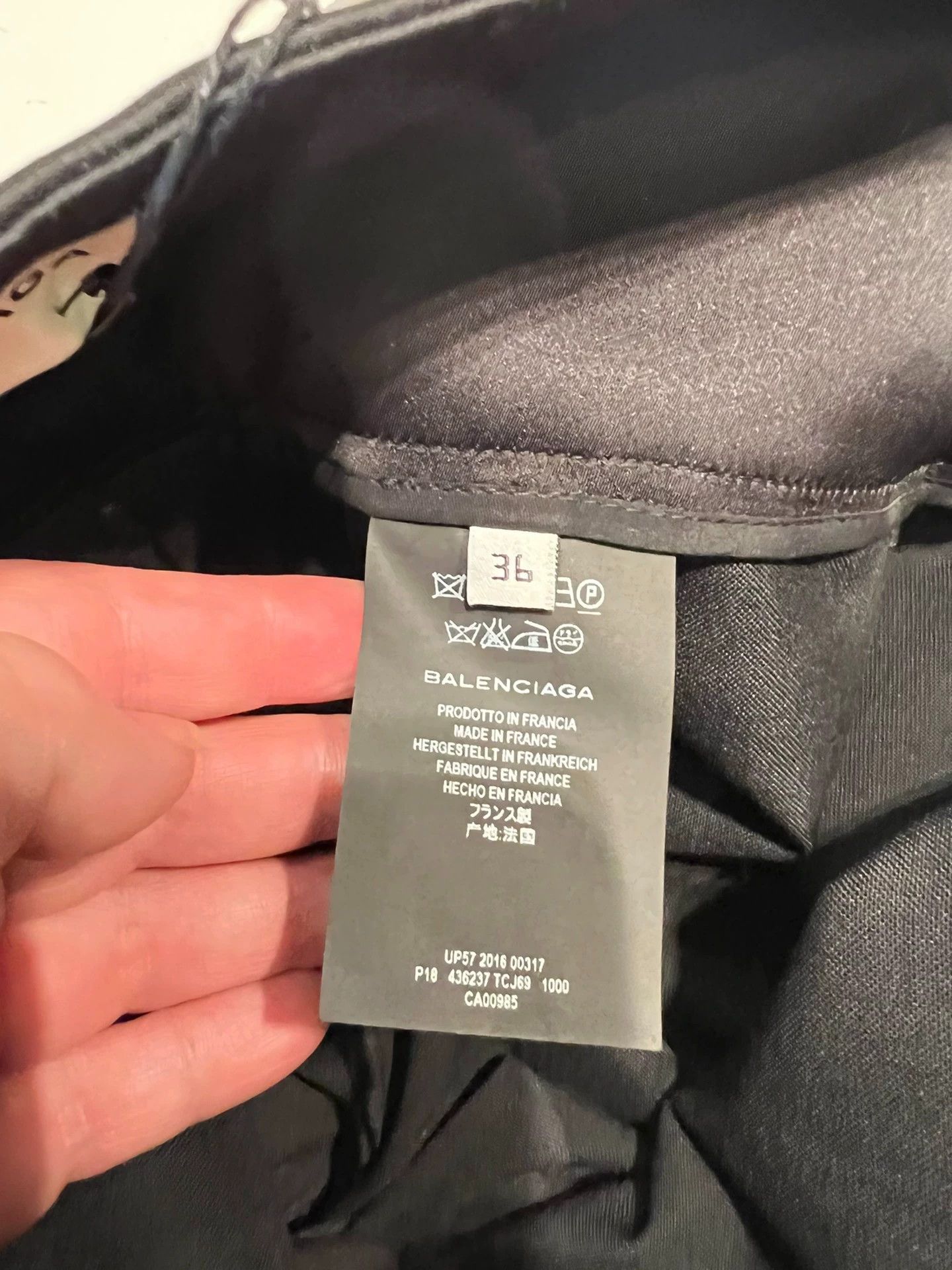 Balenciaga Balenciaga Wool Blend Satin Panel Trousers 36 New Size 25" / US 0 / IT 36 - 7 Thumbnail