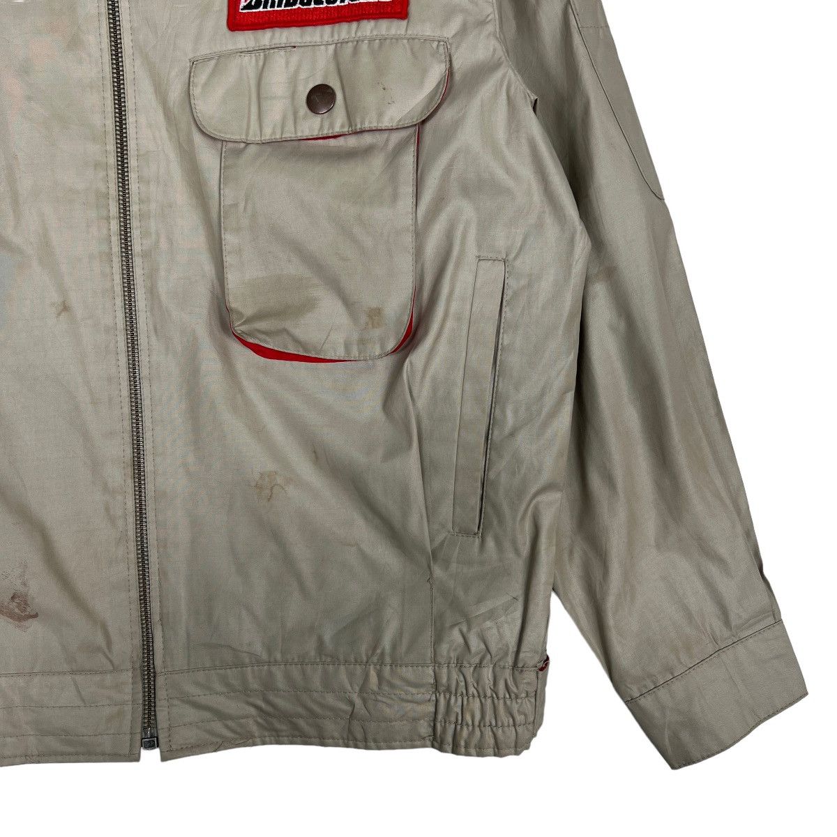 Japanese Brand 🔥 VINTAGE BRIDGESTONE STAFF RACING JACKET Size US M / EU 48-50 / 2 - 5 Thumbnail