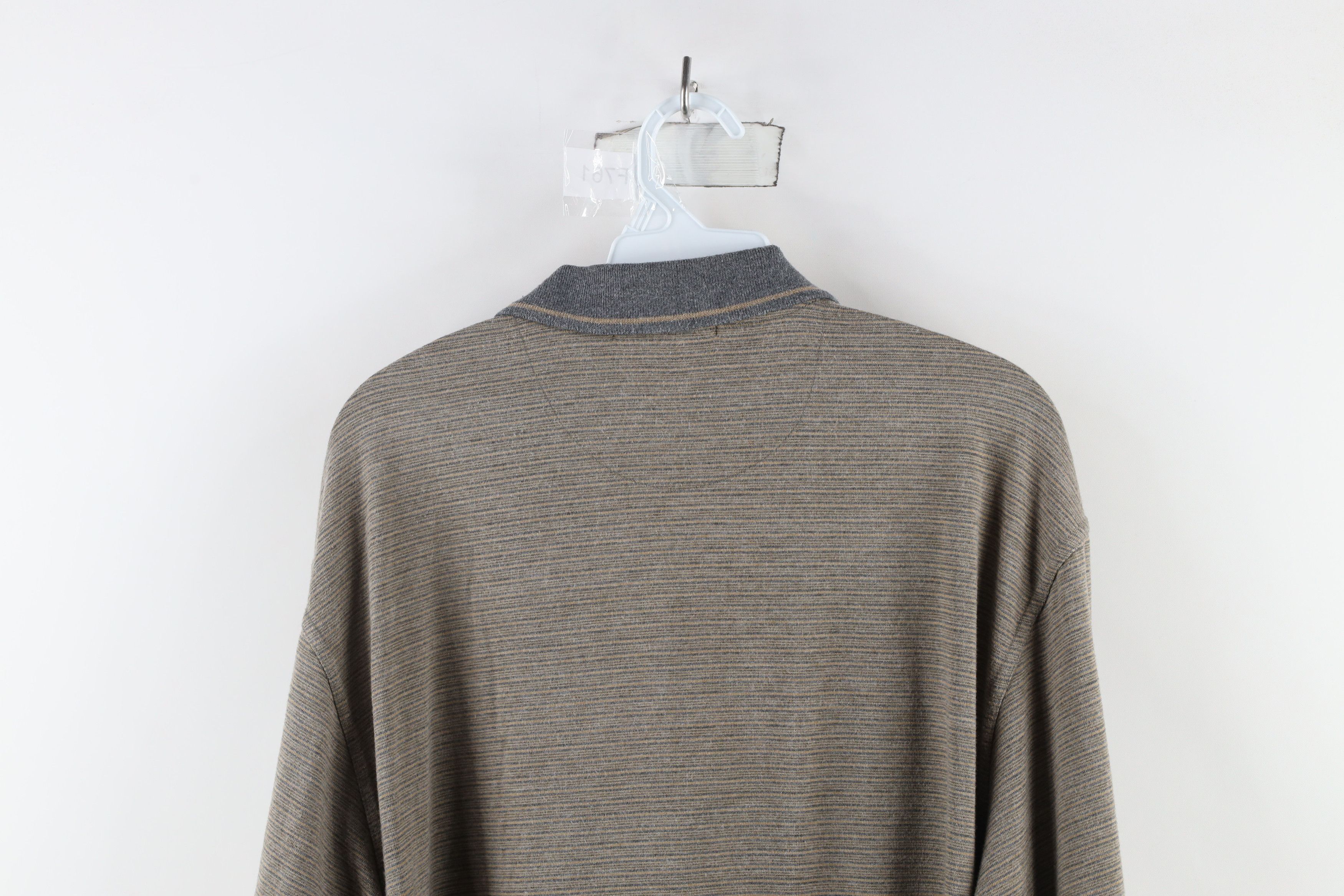 Vintage Vintage 90s Streetwear Striped Long Sleeve Rugby Polo Shirt Size US M / EU 48-50 / 2 - 12 Thumbnail