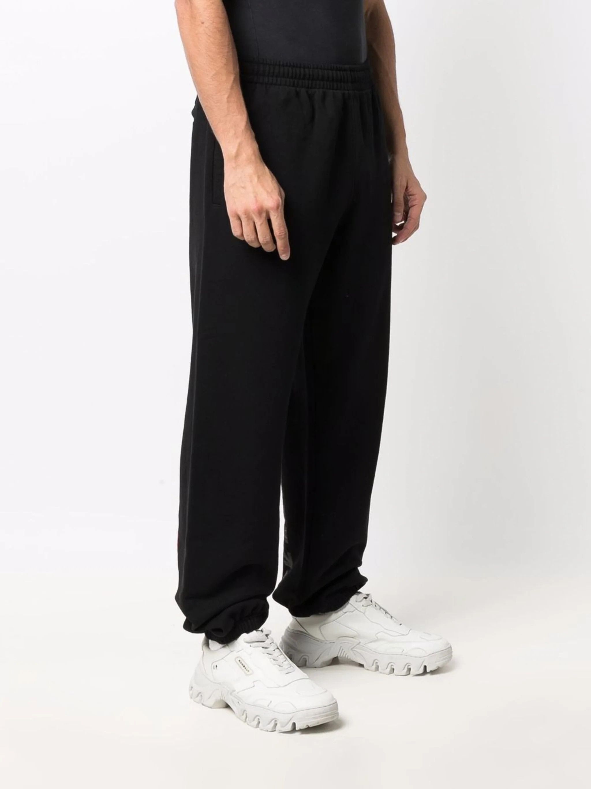 Off-White o1in1s1024 Q:1 / Caravag Paint Slim Sweatpant & Jogger Black Size US 36 / EU 52 - 3 Thumbnail