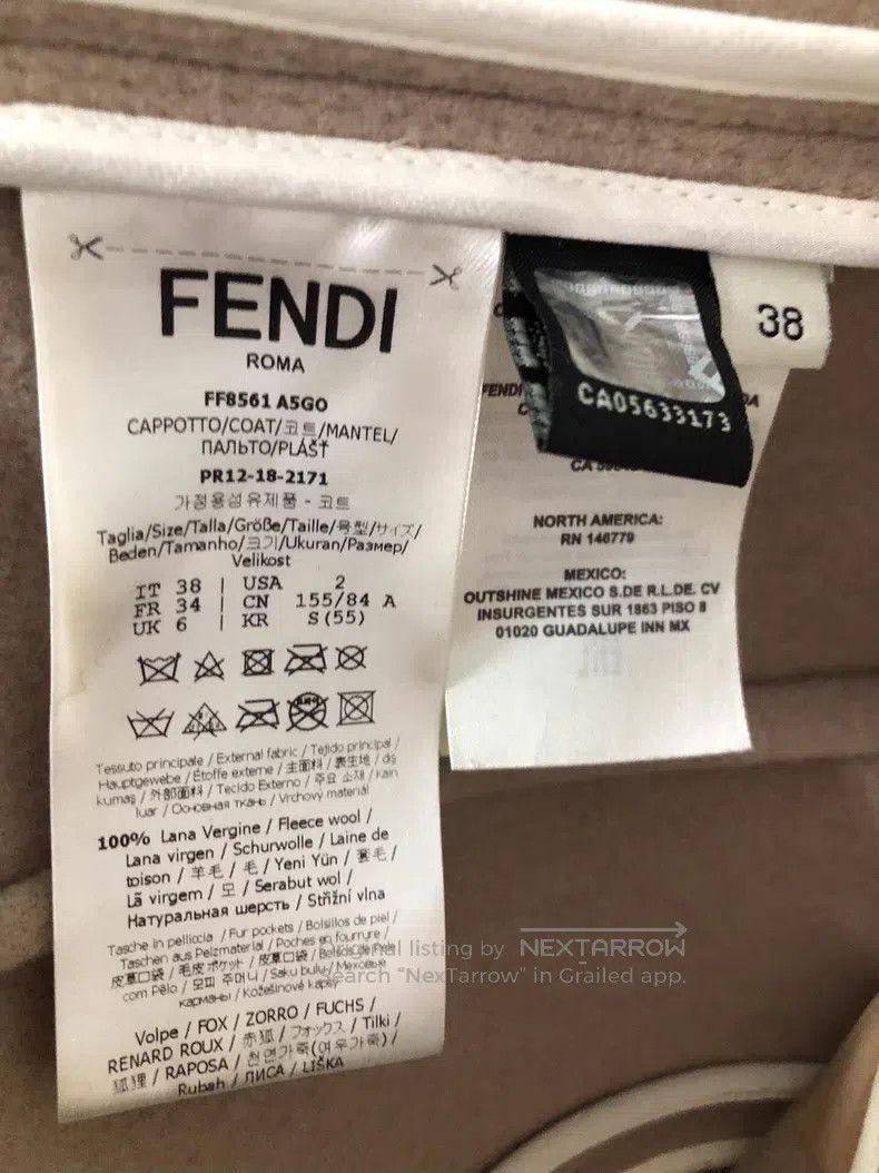 Fendi Fendi Coat Size XS / US 0-2 / IT 36-38 - 7 Thumbnail
