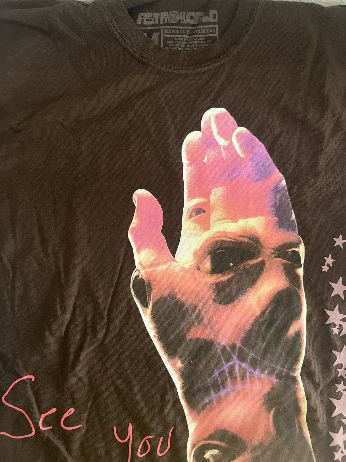 Travis Scott Astroworld Hand T-Shirt (M)