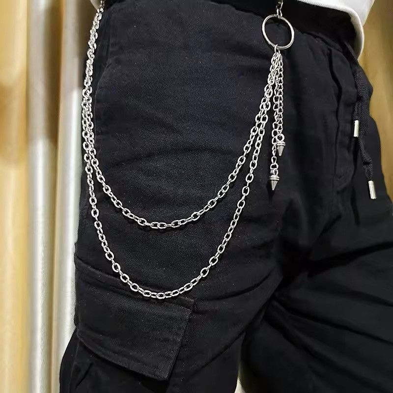Other Rivet Pants Waist Belt Chain Size ONE SIZE - 1 Thumbnail