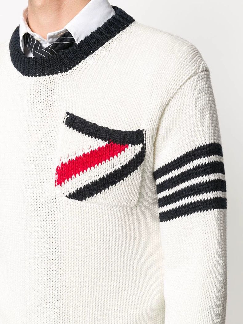 Thom Browne Thom Browne size1 Knitted sweater Size US S / EU 44-46 / 1 - 9 Thumbnail