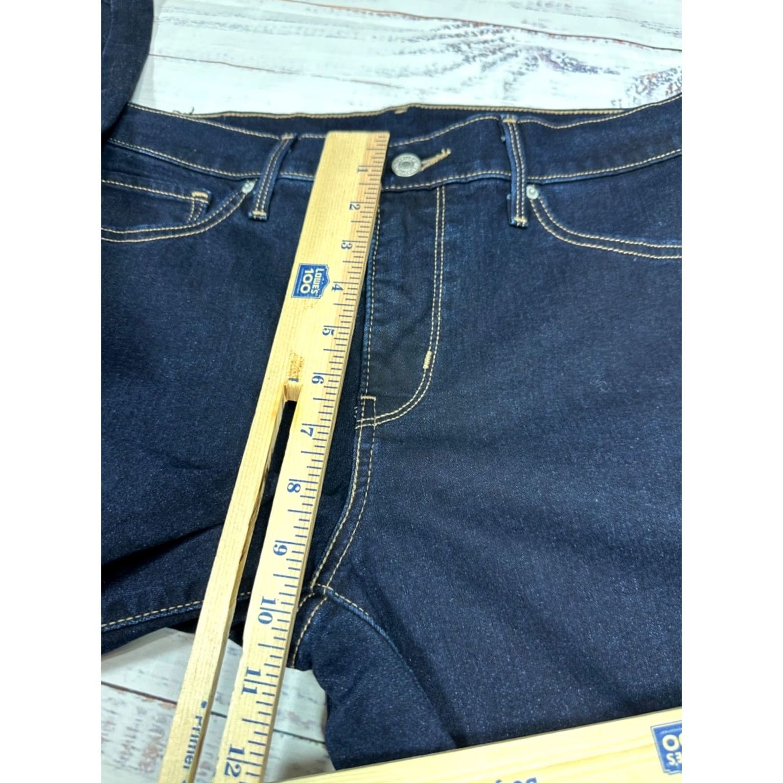 Levi's Levi's Womens Skinny Jeans 31 Blue Stretch 5-Pocket Cotton Blend Denim Size 24" / US 00 / IT 34 - 4 Thumbnail