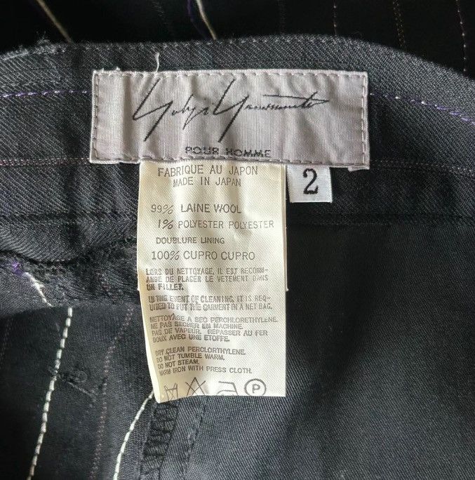 Yohji Yamamoto Yohji Yamamoto 03aw Broken Stripe Pants 2412-Nextarrow Size US 28 / EU 44 - 6 Thumbnail
