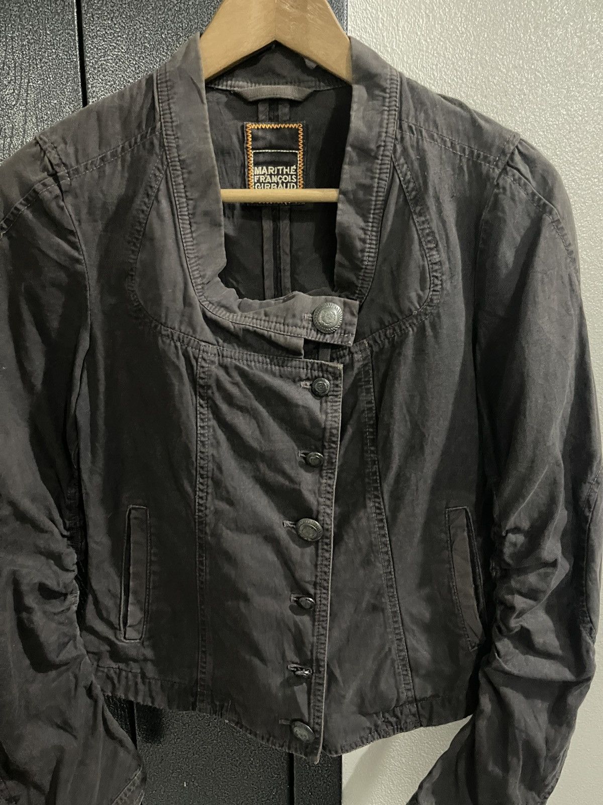 Marithe + Francois Girbaud Vintage Marithe Francois Girbaud Avant Garde Jacket Size XS / US 0-2 / IT 36-38 - 5 Thumbnail