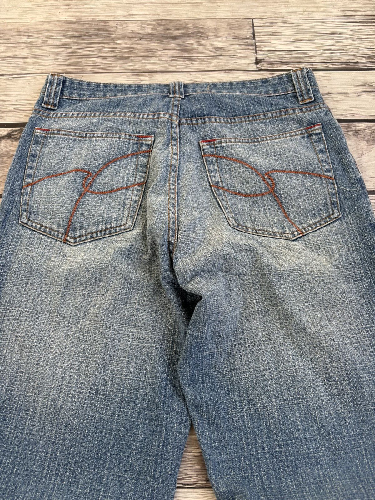 If Six Was Nine × Japanese Brand × Vintage VTG Rick Owens Junya Watanabe Style Classic Baggy Jeans 90S Size US 32 / EU 48 - 5 Thumbnail