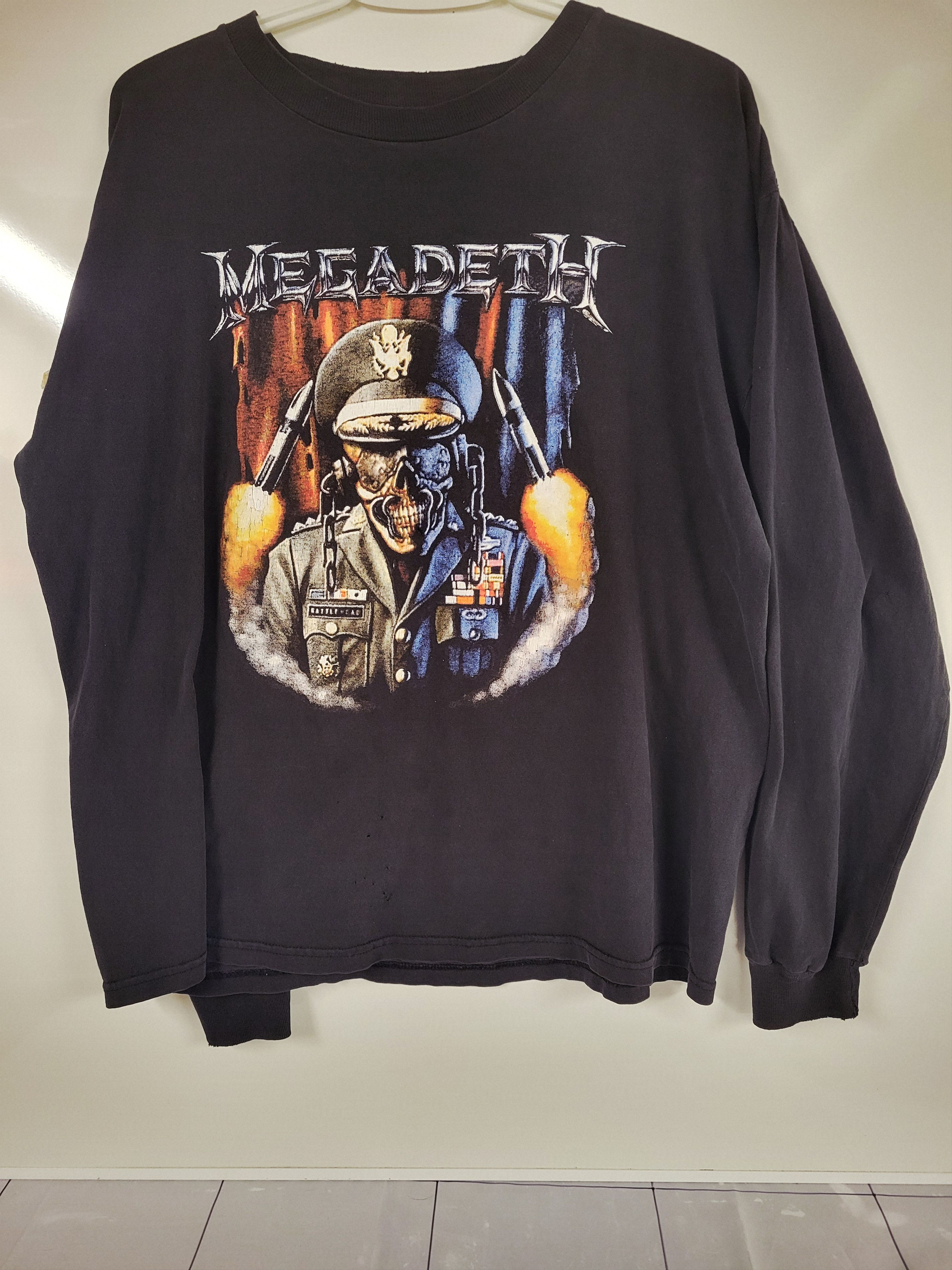 Megadeth Megadeath longsleeve Size US XL / EU 56 / 4 - 1 Thumbnail